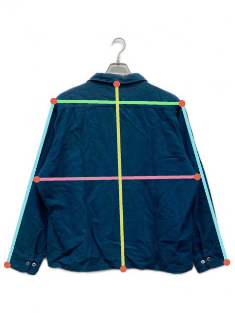 中古・古着通販】Sears (シアーズ) 60s ウール開襟シャツ ネイビー 中古・古着通販】Sears (シアーズ) 60s ウール開襟シャツ ネイビー
