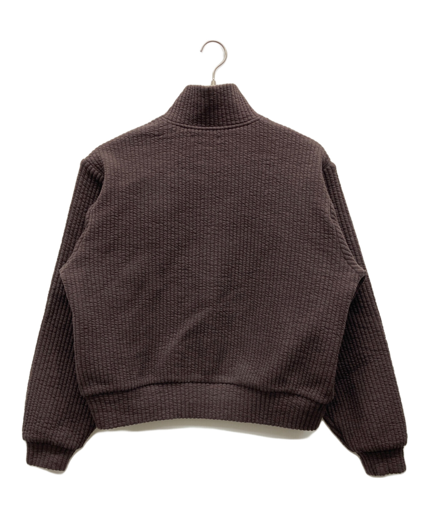 【美品／即購入OK】MATSUFUJI ブルゾン サイズ3 中古・古着通販】MATSUFUJI (マツフジ) STRIPE JACQUARD STAND COLLAR
