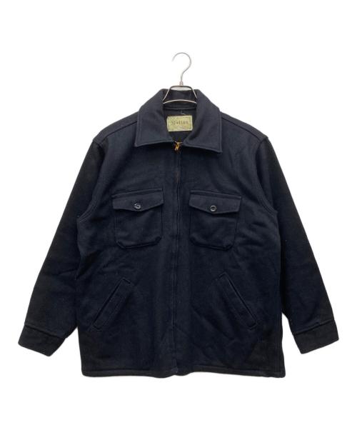 中古・古着通販】MELTON (メルトン) CPOジャケット ブラック サイズ 中古・古着通販】MELTON (メルトン) CPOジャケット ブラック サイズ