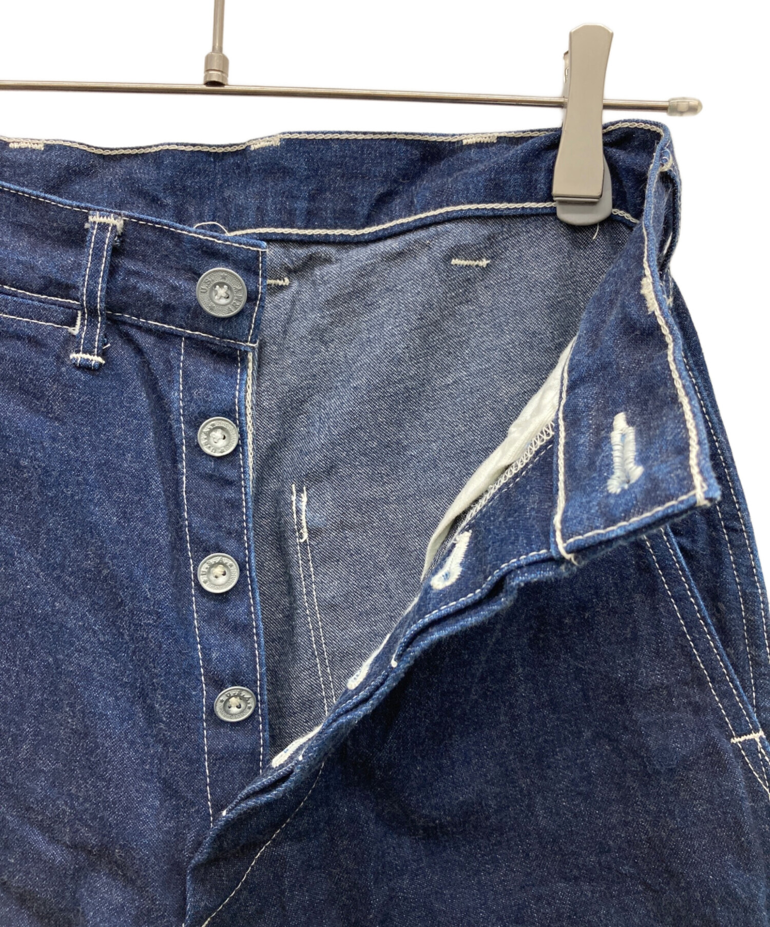 超レアBIG！30s〜40s インディゴブルー　チマヨラグ　ネイティブUSA古着 中古・古着通販】ANATOMICA (アナトミカ) 1940 DUNGAREE PANTS