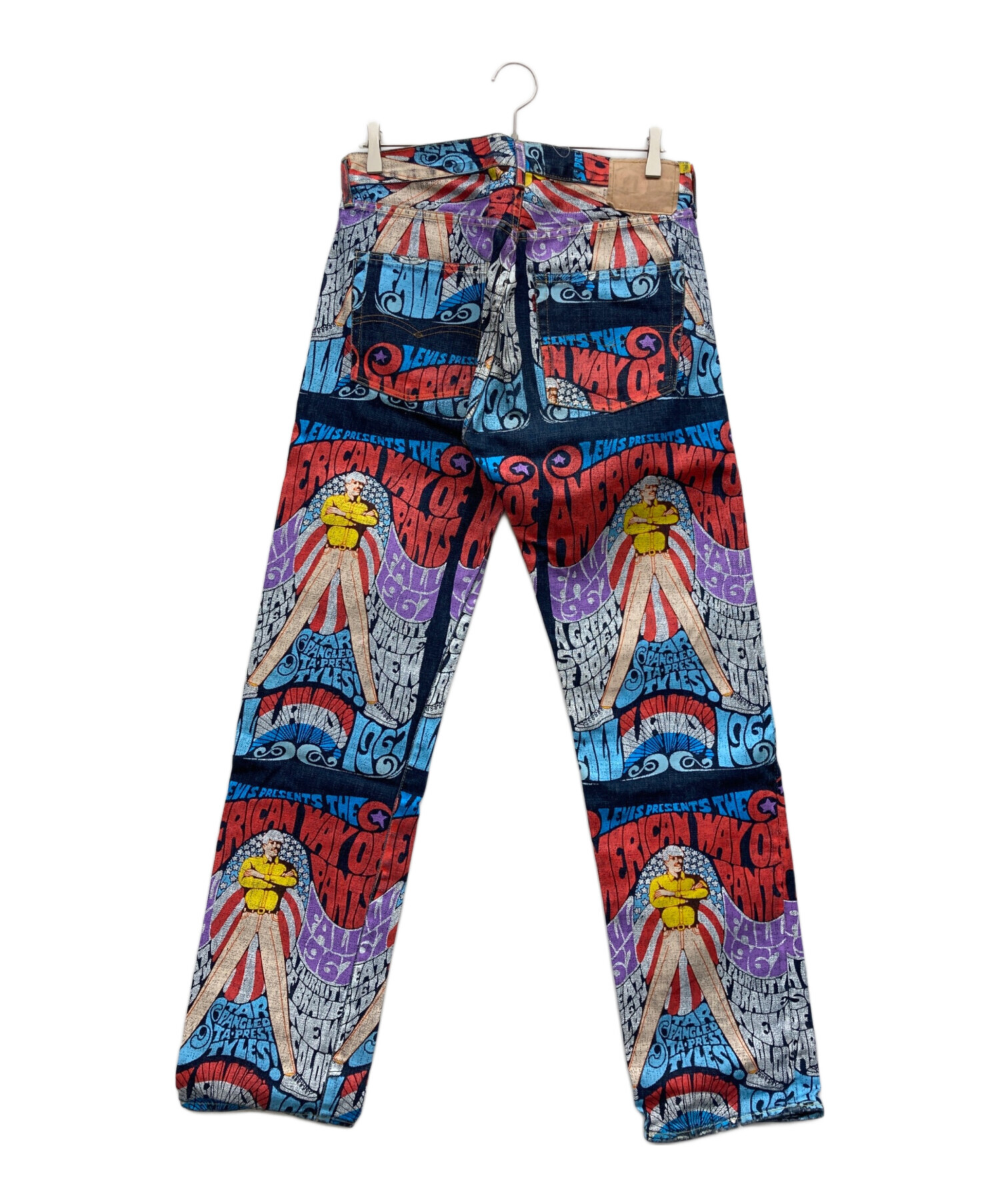 リーバイス デニムバナー　レア　本物 中古・古着通販】LEVI'S (リーバイス) 1955モデルバナーペイントデニム