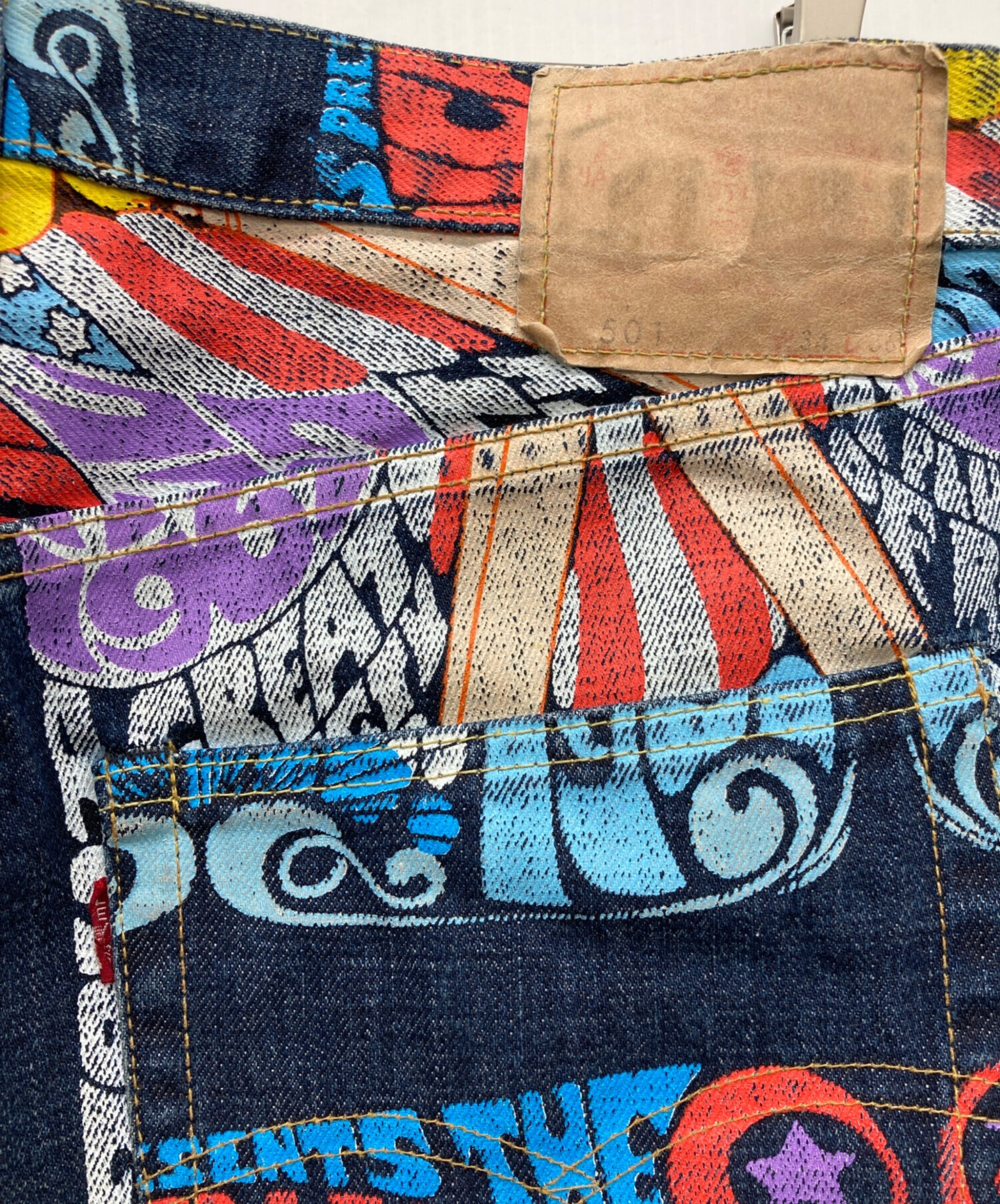 中古・古着通販】LEVI'S (リーバイス) 1955モデルバナーペイントデニム