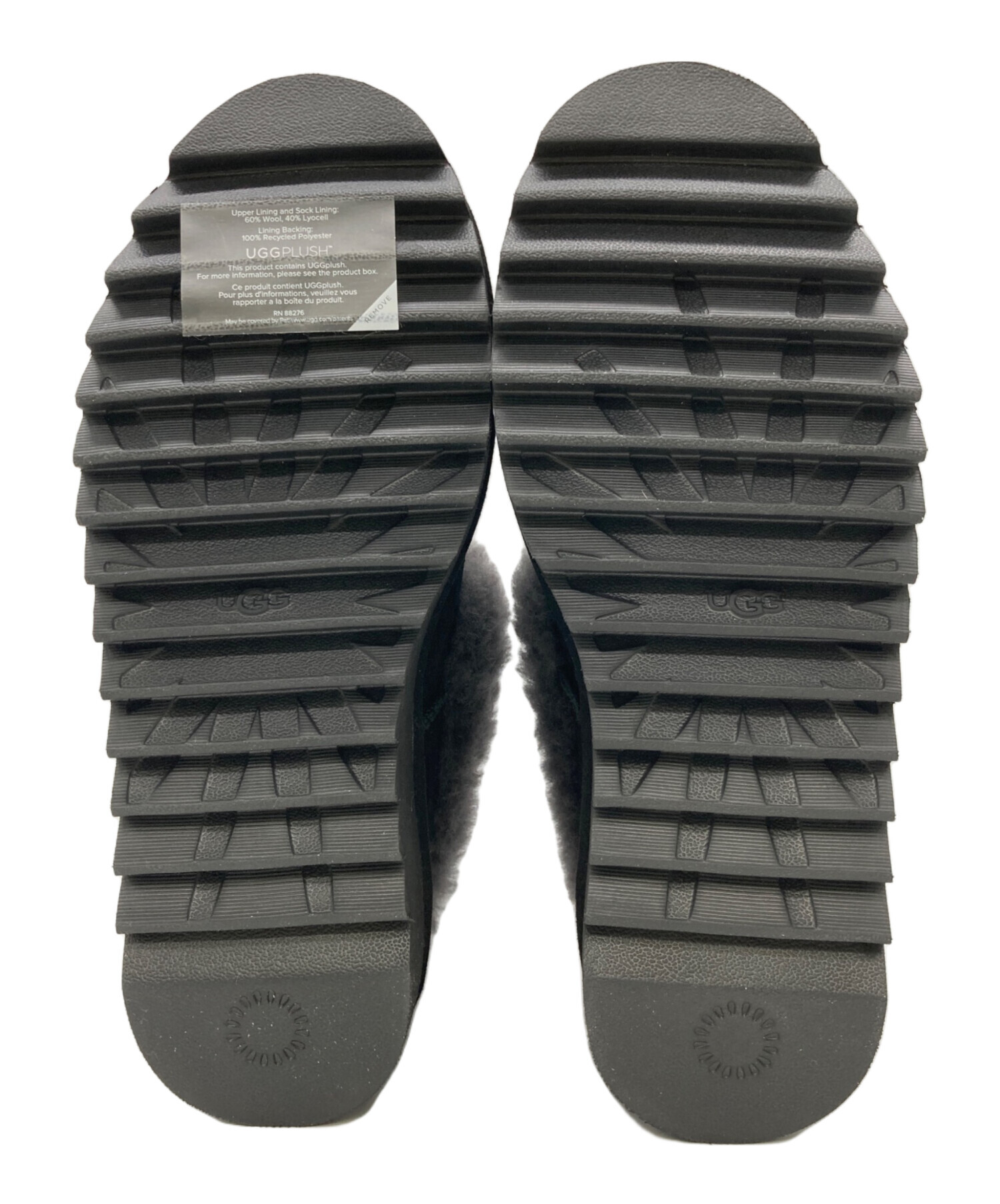 中古・古着通販】UGG (アグ) ムートンブーツ ブラック サイズ:UK6 