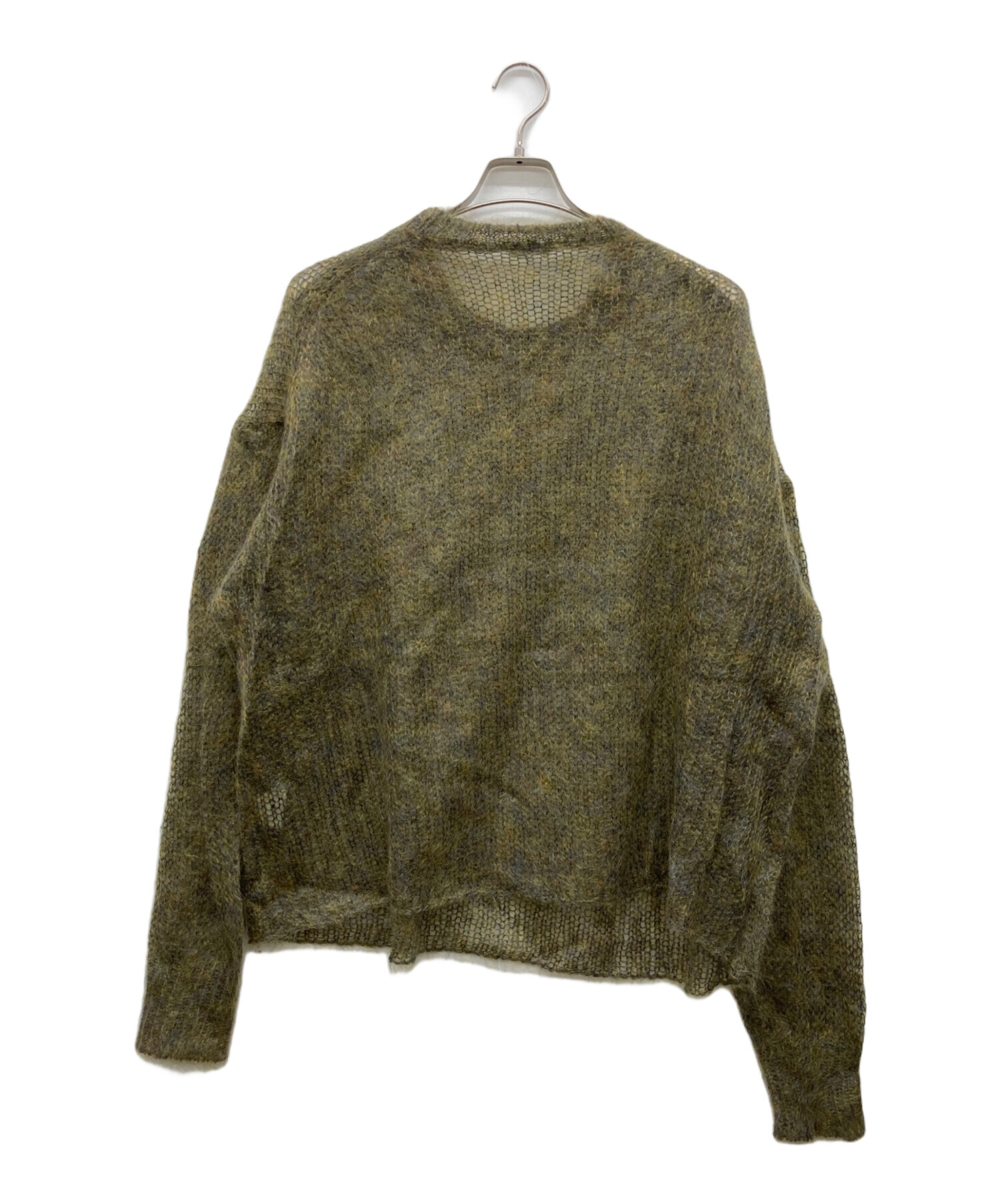 中古・古着通販】LIDnM (リドム) KID MOHAIR MIX KNIT カーキ サイズ:L 