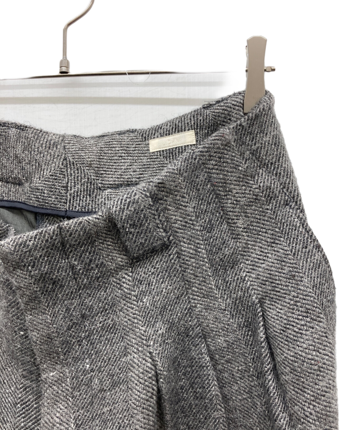 中古・古着通販】LIDnM (リドム) WOOL LINEN OXFORD BAGS グレー