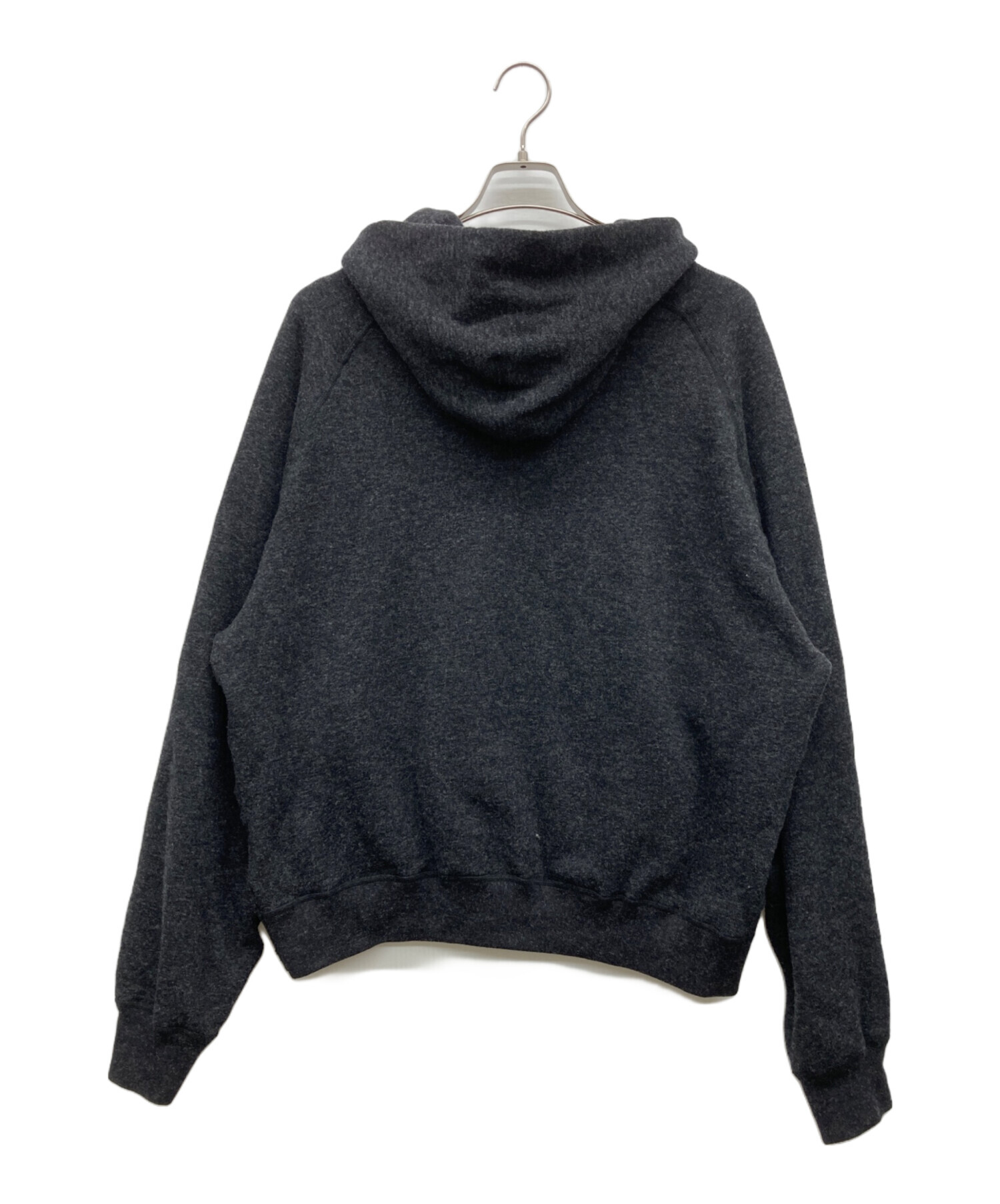 中古・古着通販】LIDnM (リドム) WOOL CASHMERE ZIP HOODIE ブラック 