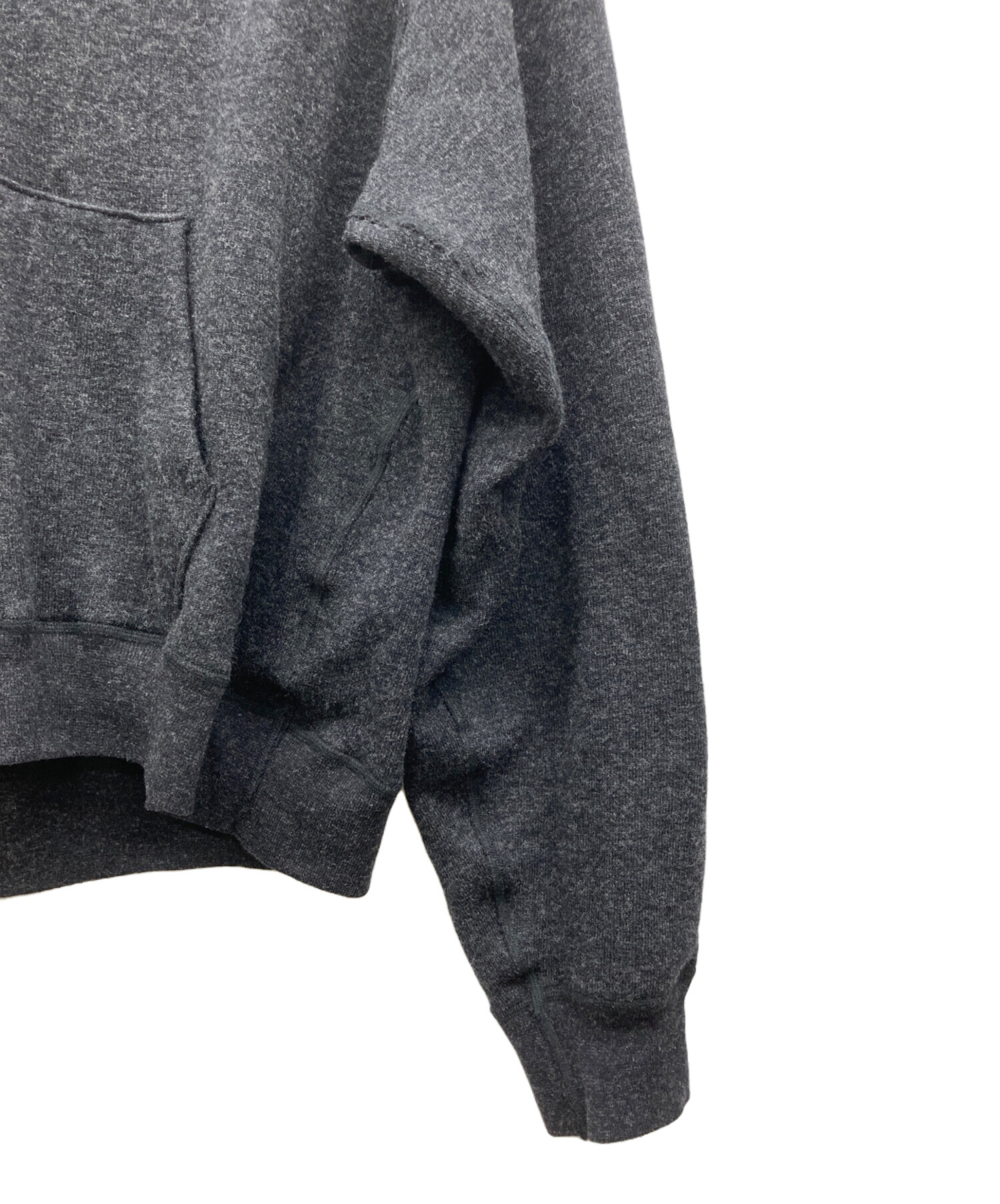 中古・古着通販】LIDnM (リドム) WOOL CASHMERE ZIP HOODIE ブラック