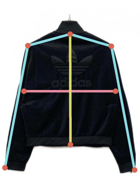 中古・古着通販】adidas (アディダス) トレフォイルロゴ ベロア