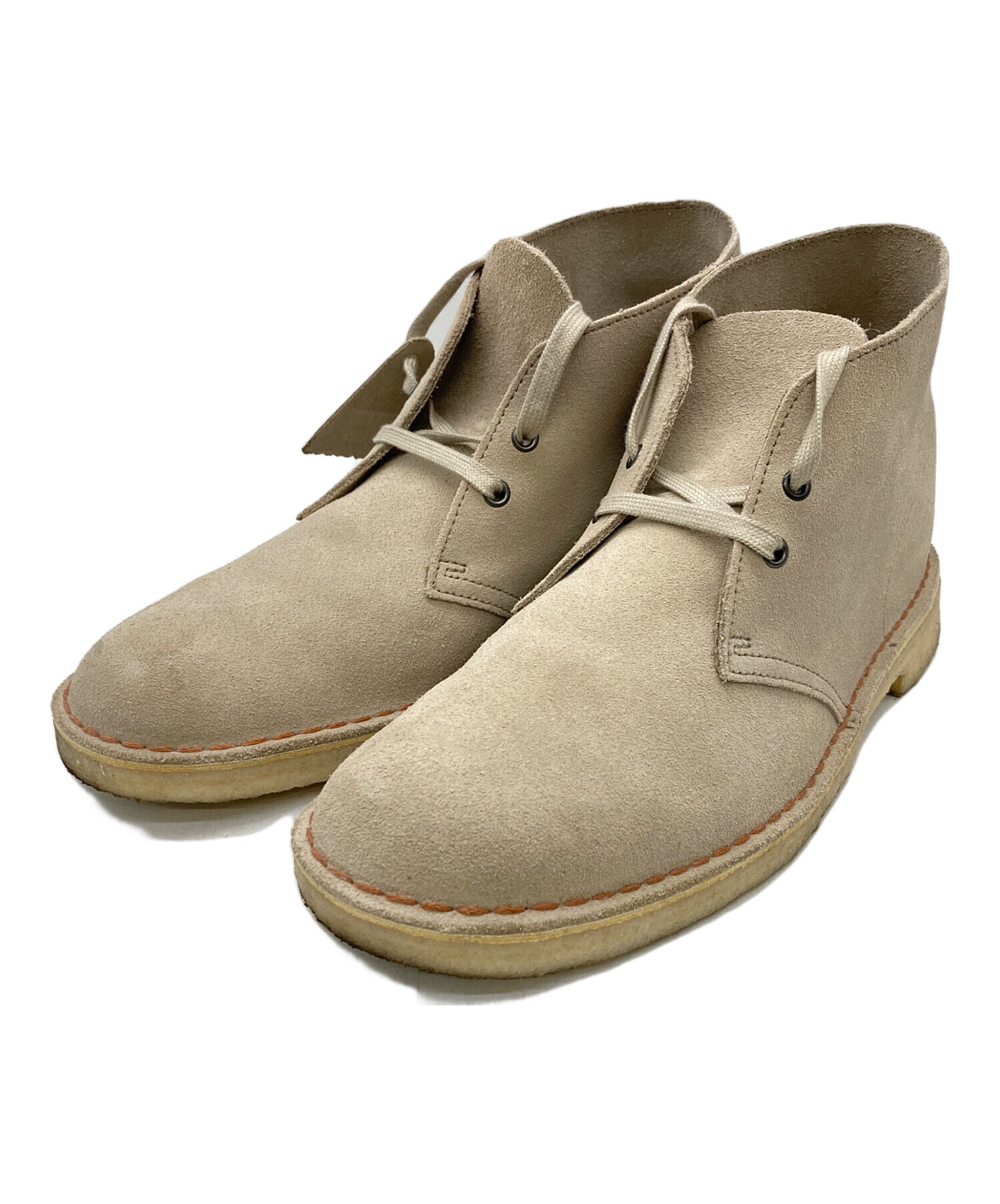 中古・古着通販】CLARKS (クラークス) デザートブーツ ベージュ サイズ 