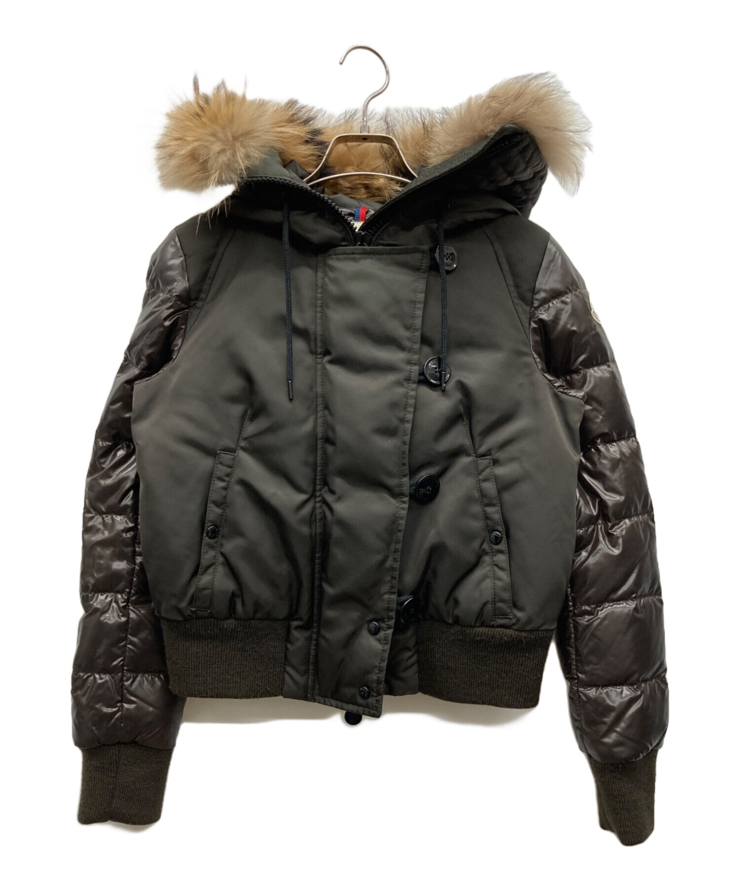中古・古着通販MONCLER (モンクレール) フーデッドダウンジャケット