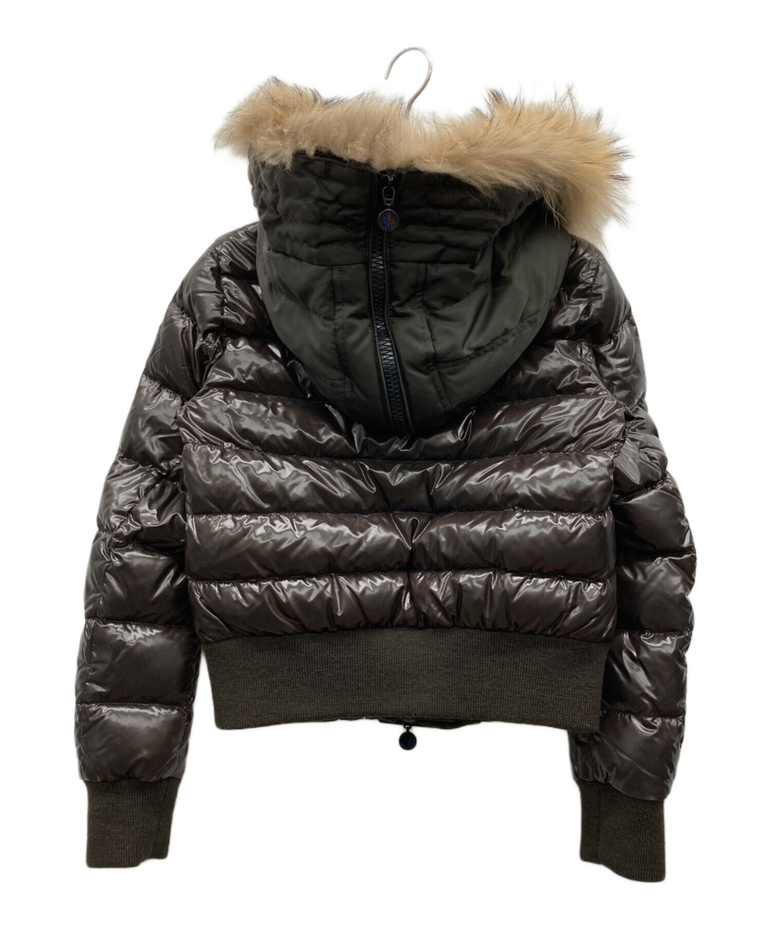 中古・古着通販MONCLER (モンクレール) フーデッドダウンジャケット