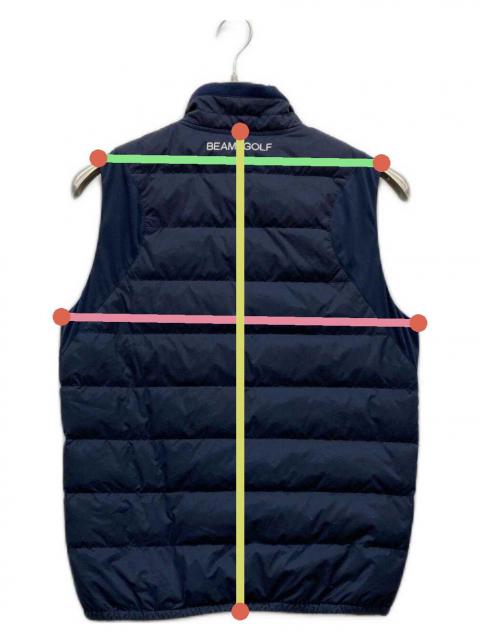 中古・古着通販】BEAMS GOLF (ビームスゴルフ) ダウンベスト ネイビー