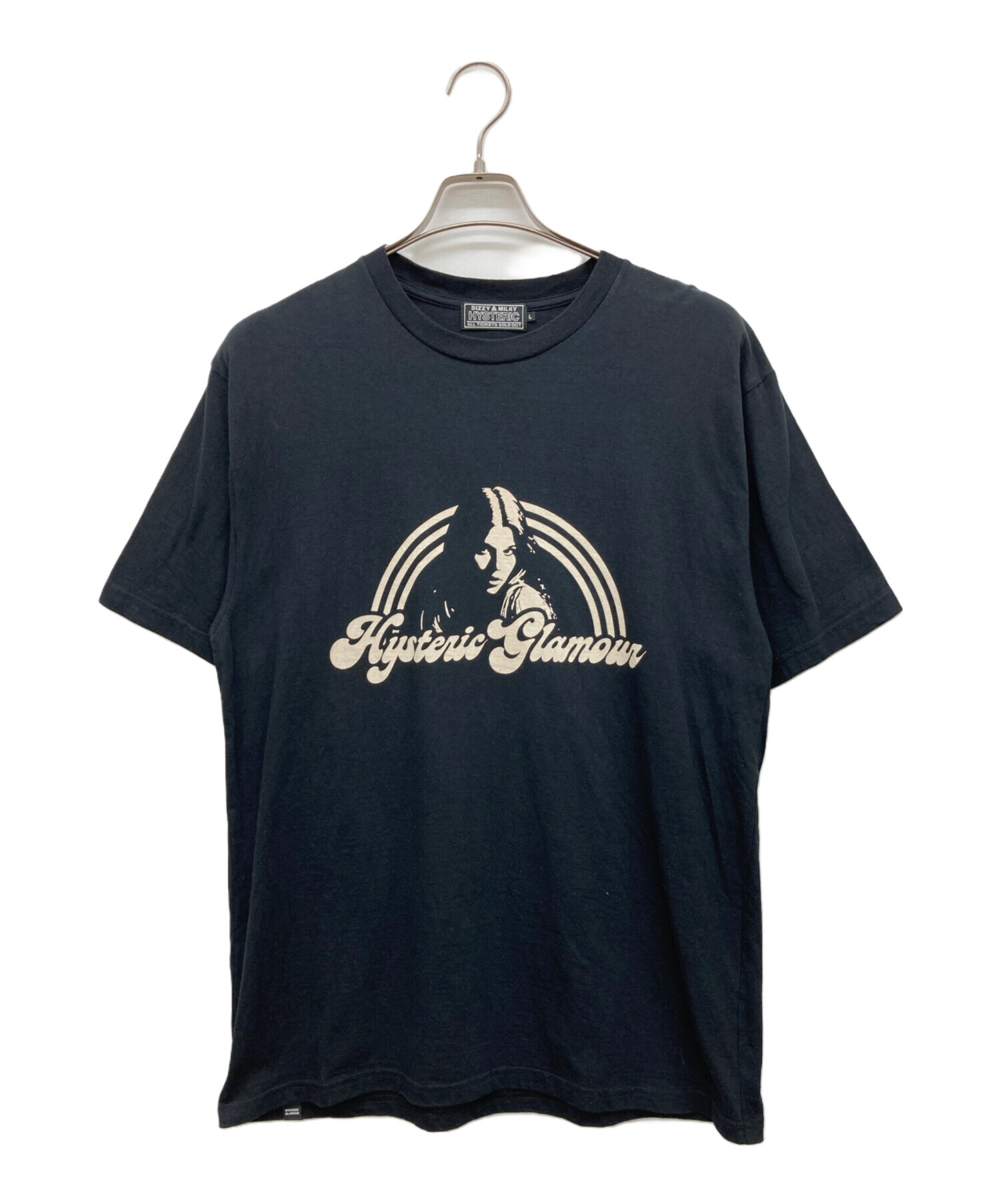 90s 80s HYSTERIC GLAMOUR 半袖 Tシャツ リブ　ピチT 中古・古着通販】Hysteric Glamour (ヒステリックグラマー) HG RAINBOW