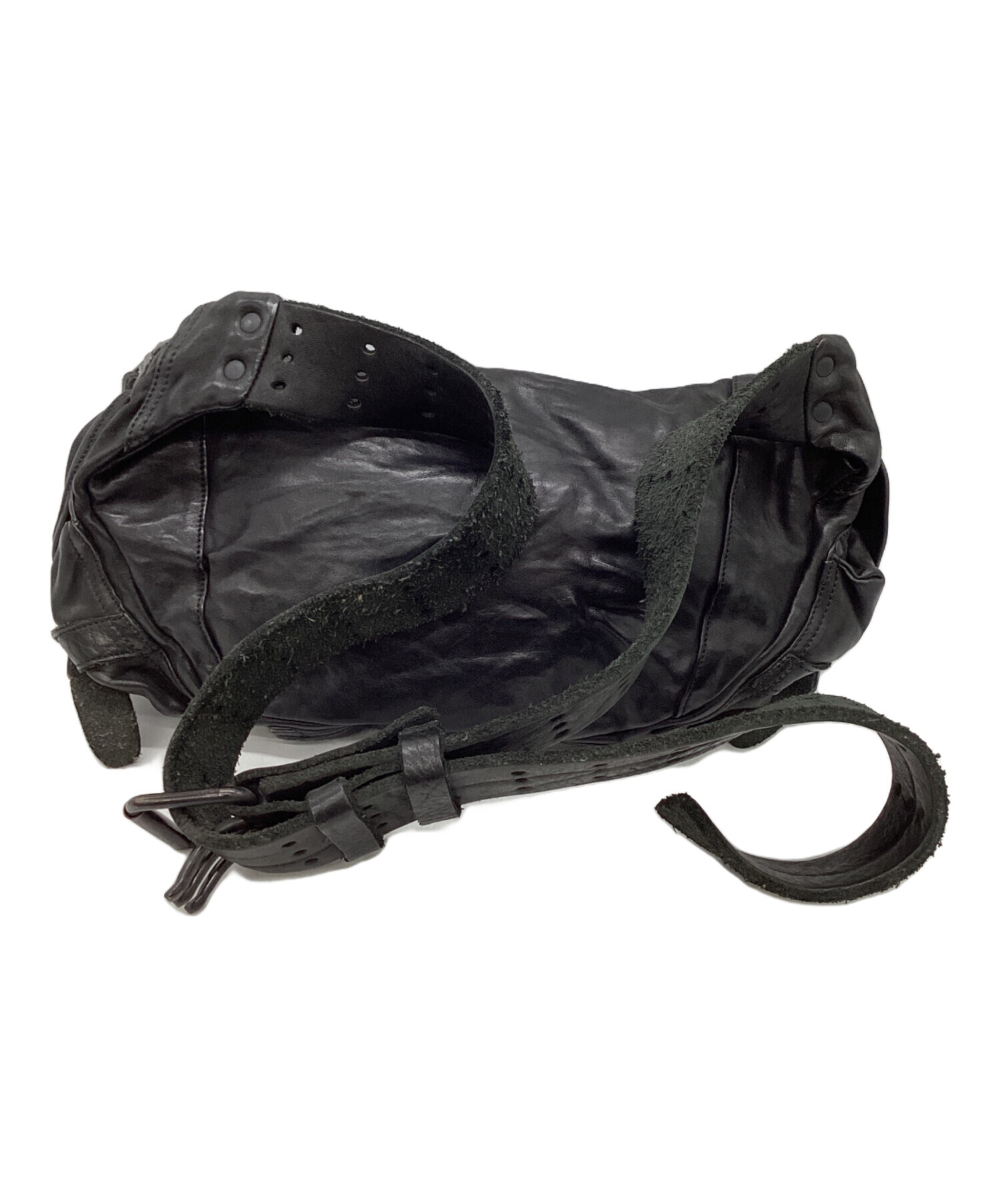 中古・古着通販】BACK LASH (バックラッシュ) レザーショルダーバッグ 
