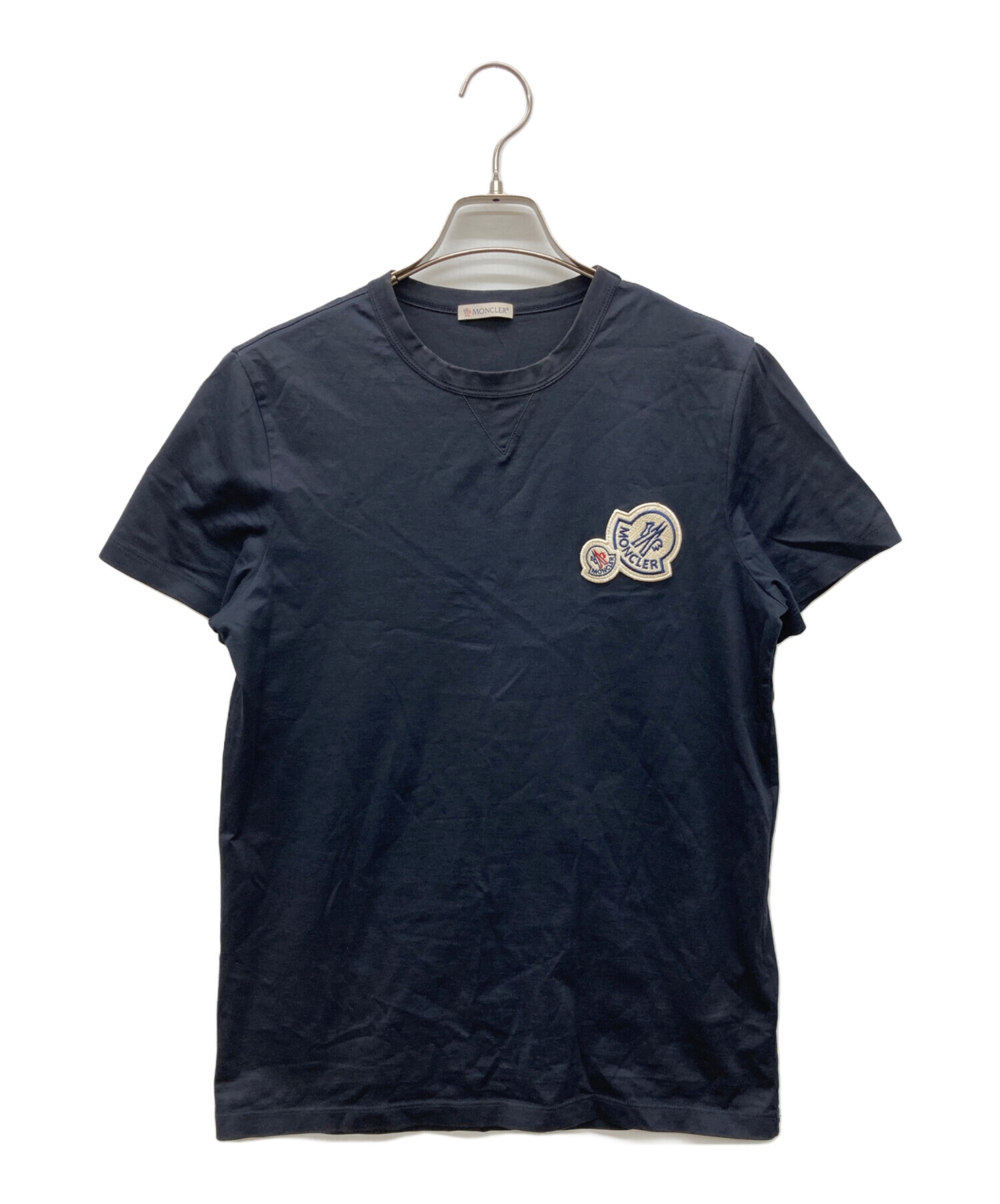 中古・古着通販】MONCLER (モンクレール) MAGLIA T-SHIRT ネイビー