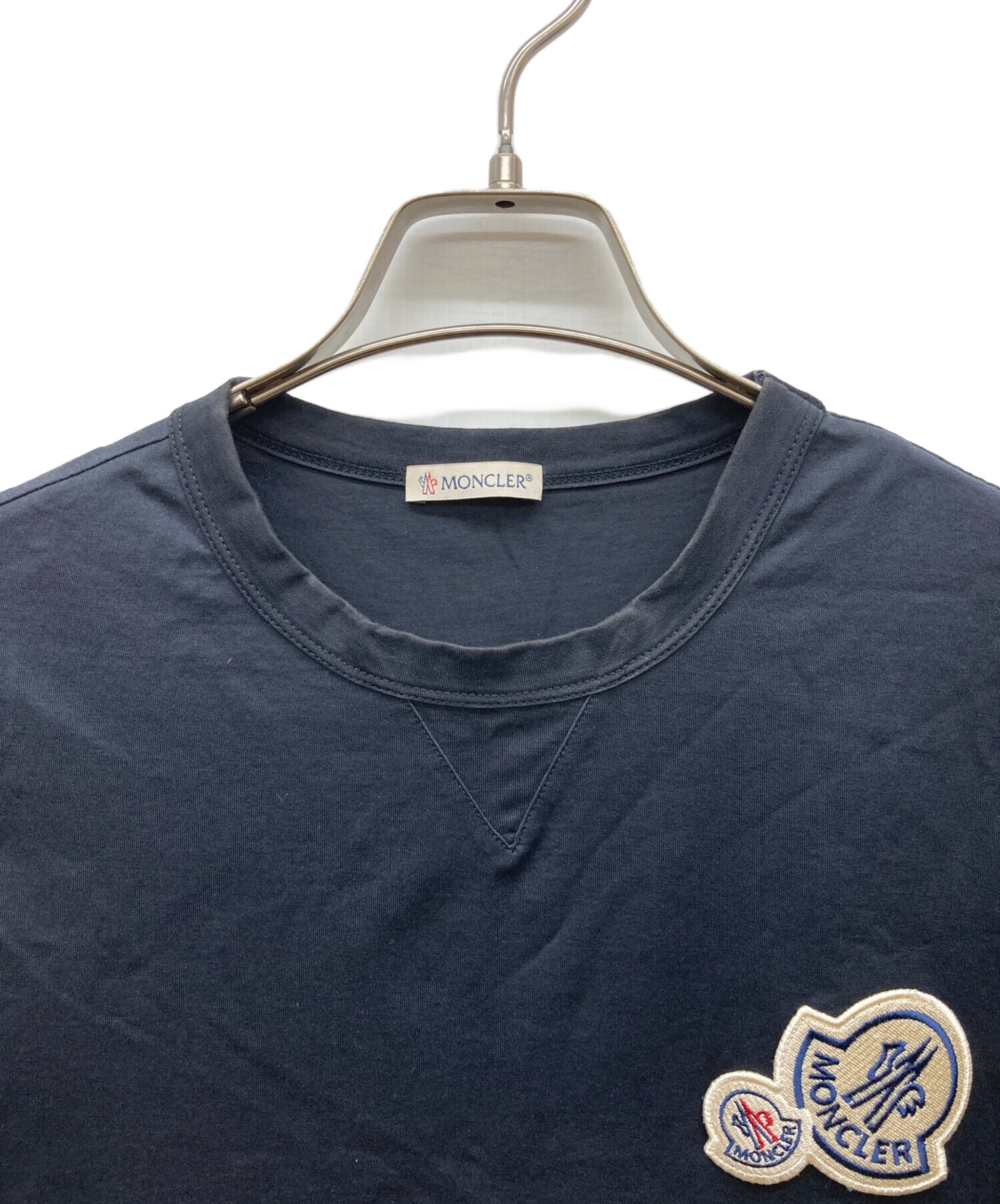 中古・古着通販】MONCLER (モンクレール) MAGLIA T-SHIRT ネイビー