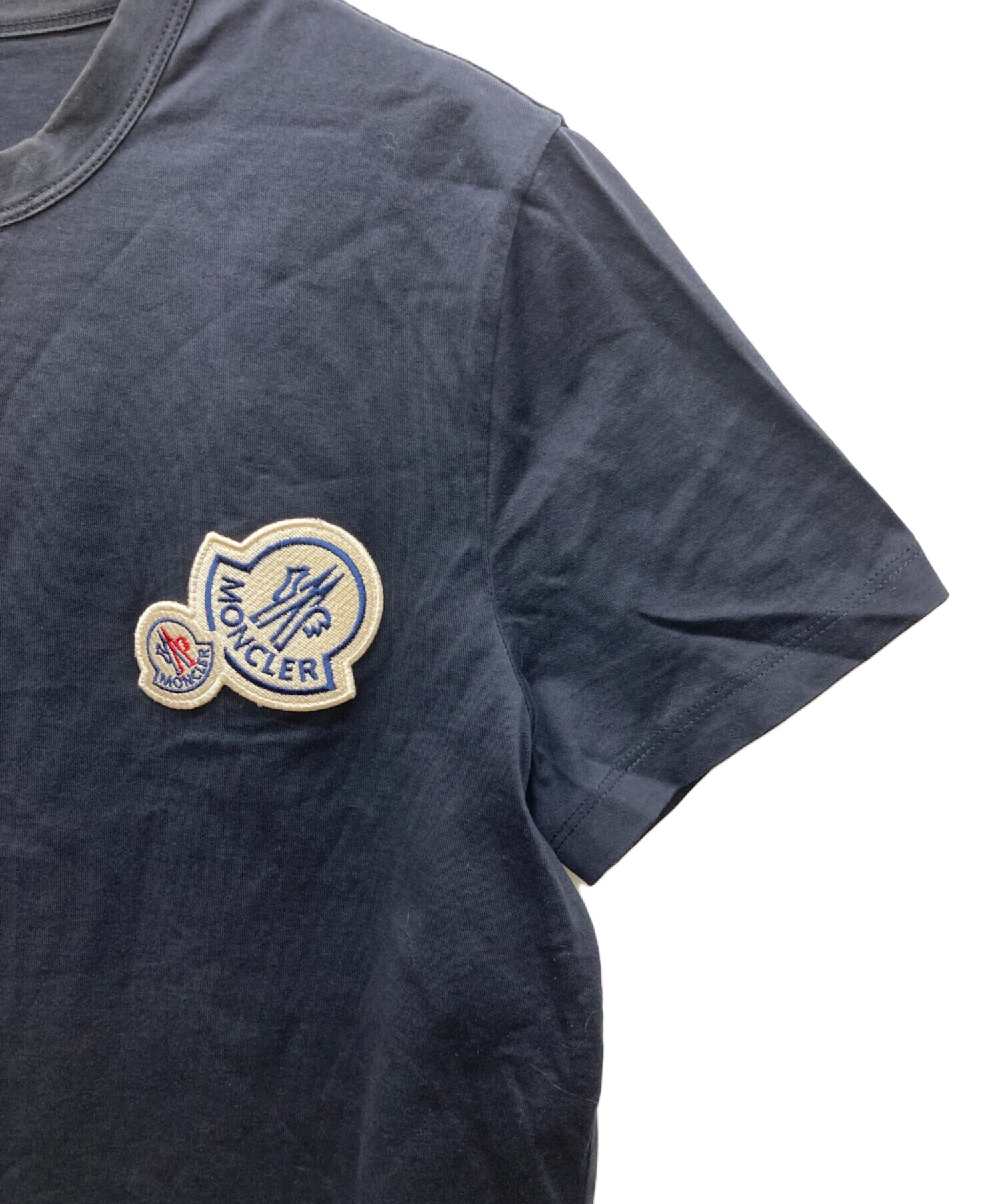 中古・古着通販】MONCLER (モンクレール) MAGLIA T-SHIRT ネイビー