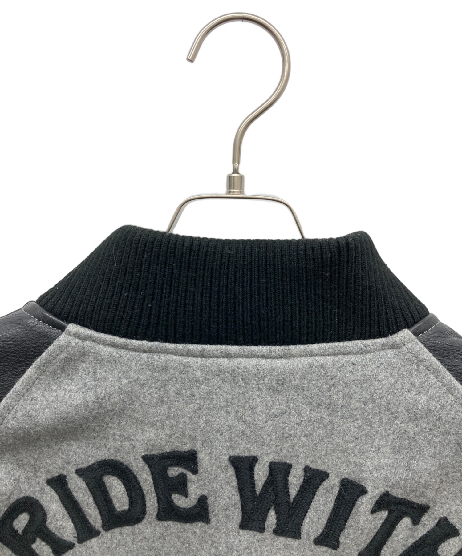 中古・古着通販】SKULL WORKS (スカルワークス) 切替レザースタジャン