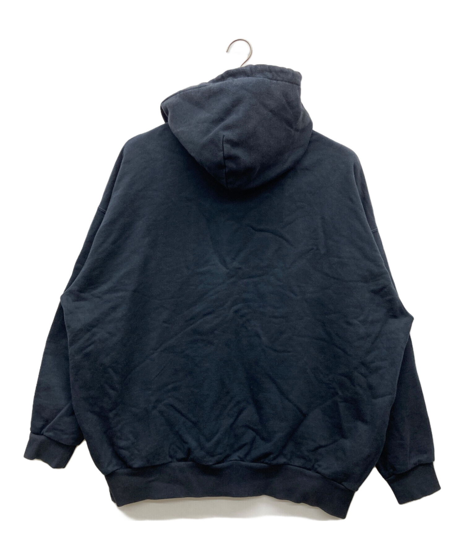 中古・古着通販】KEBOZ (ケボズ) フロントワッペンパーカー ネイビー 