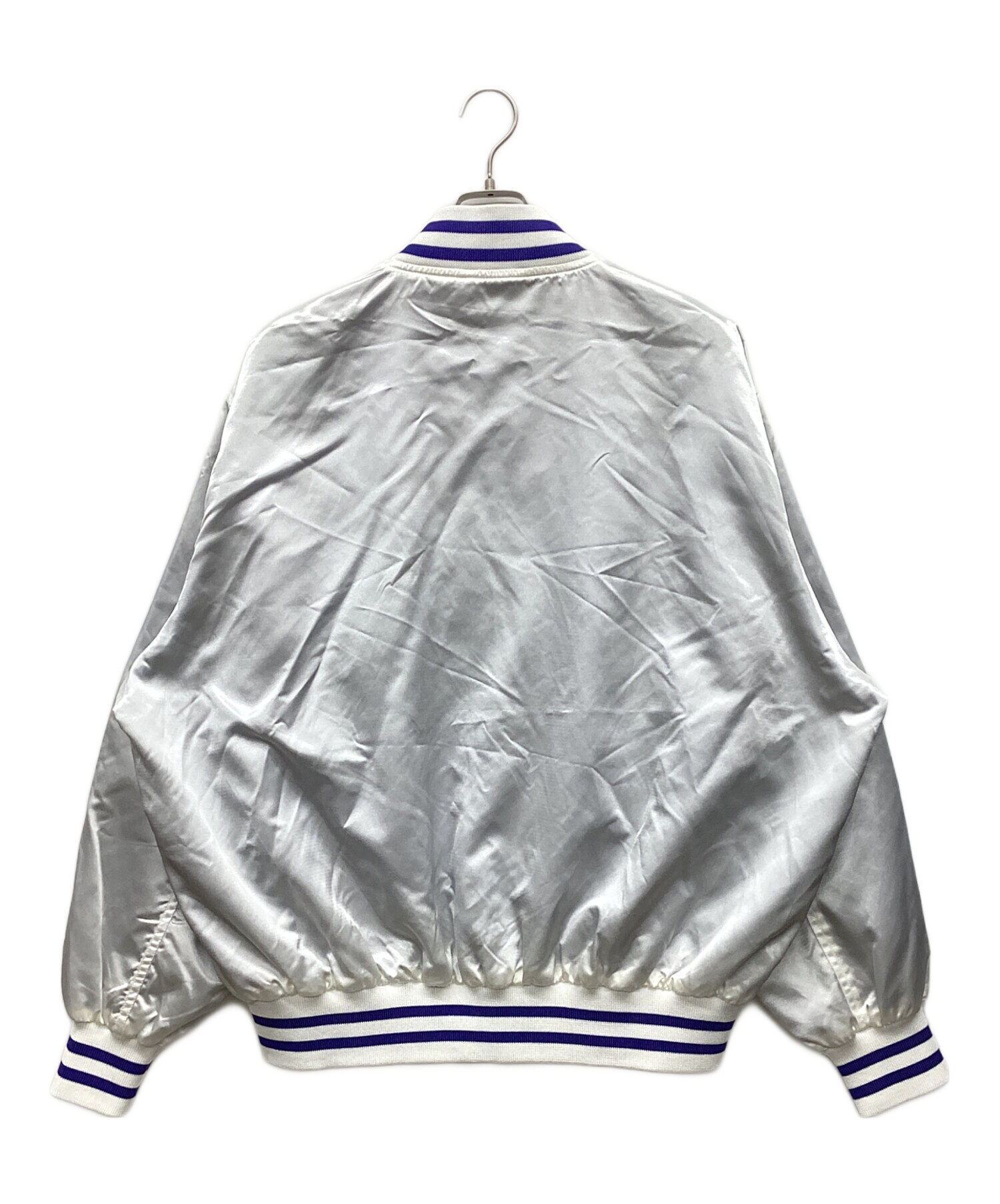 中古・古着通販】KEBOZ (ケボズ) ナイロンスタジャン シルバー サイズ