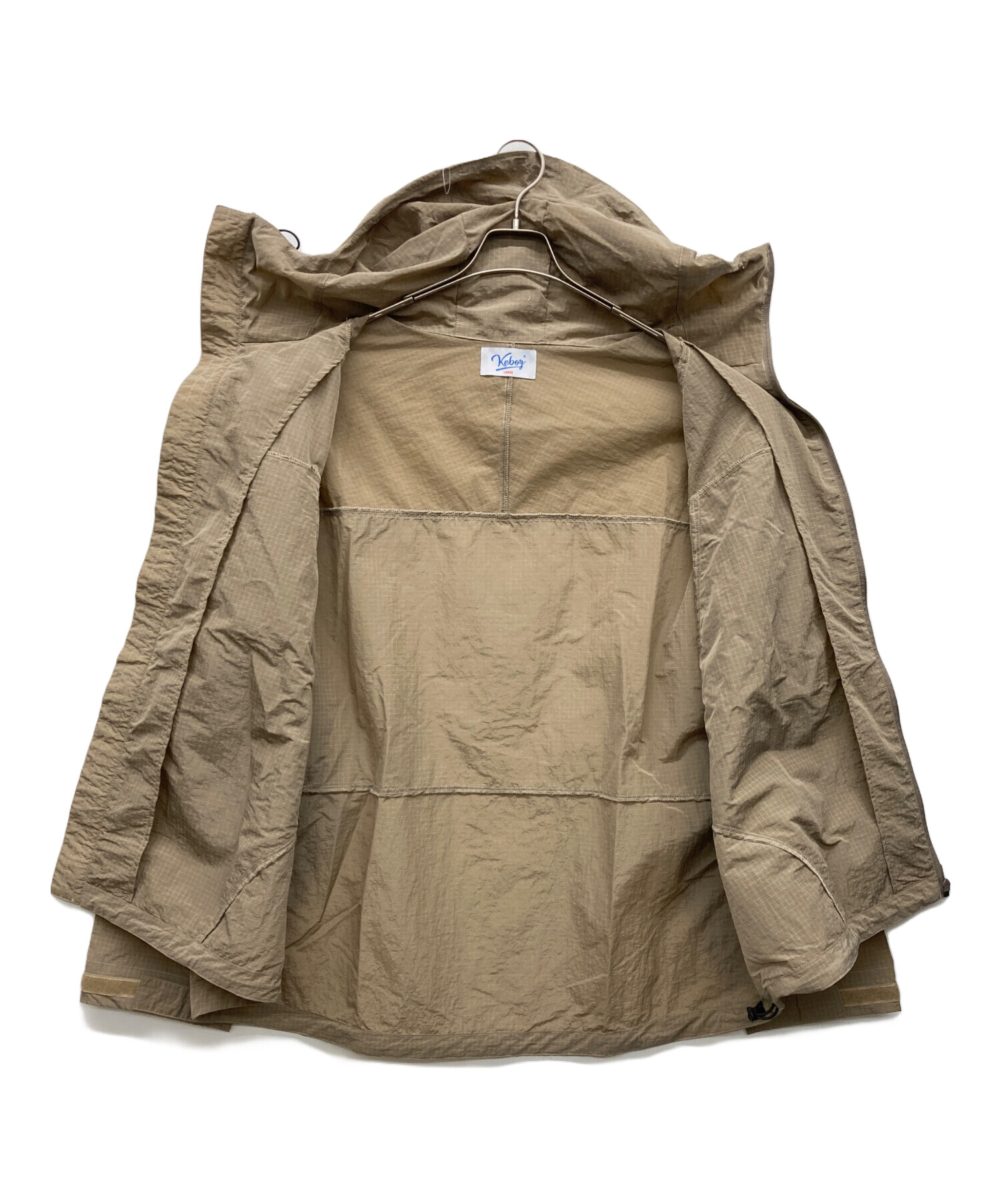 中古・古着通販】KEBOZ (ケボズ) PACKABLE RIPSTOP NYLON HOODIE