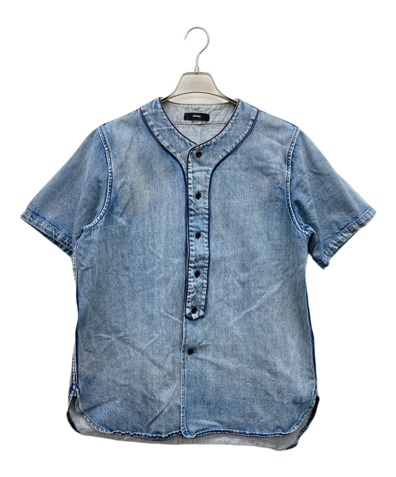 中古・古着通販】DIESEL (ディーゼル) マチ付きデニムベースボール