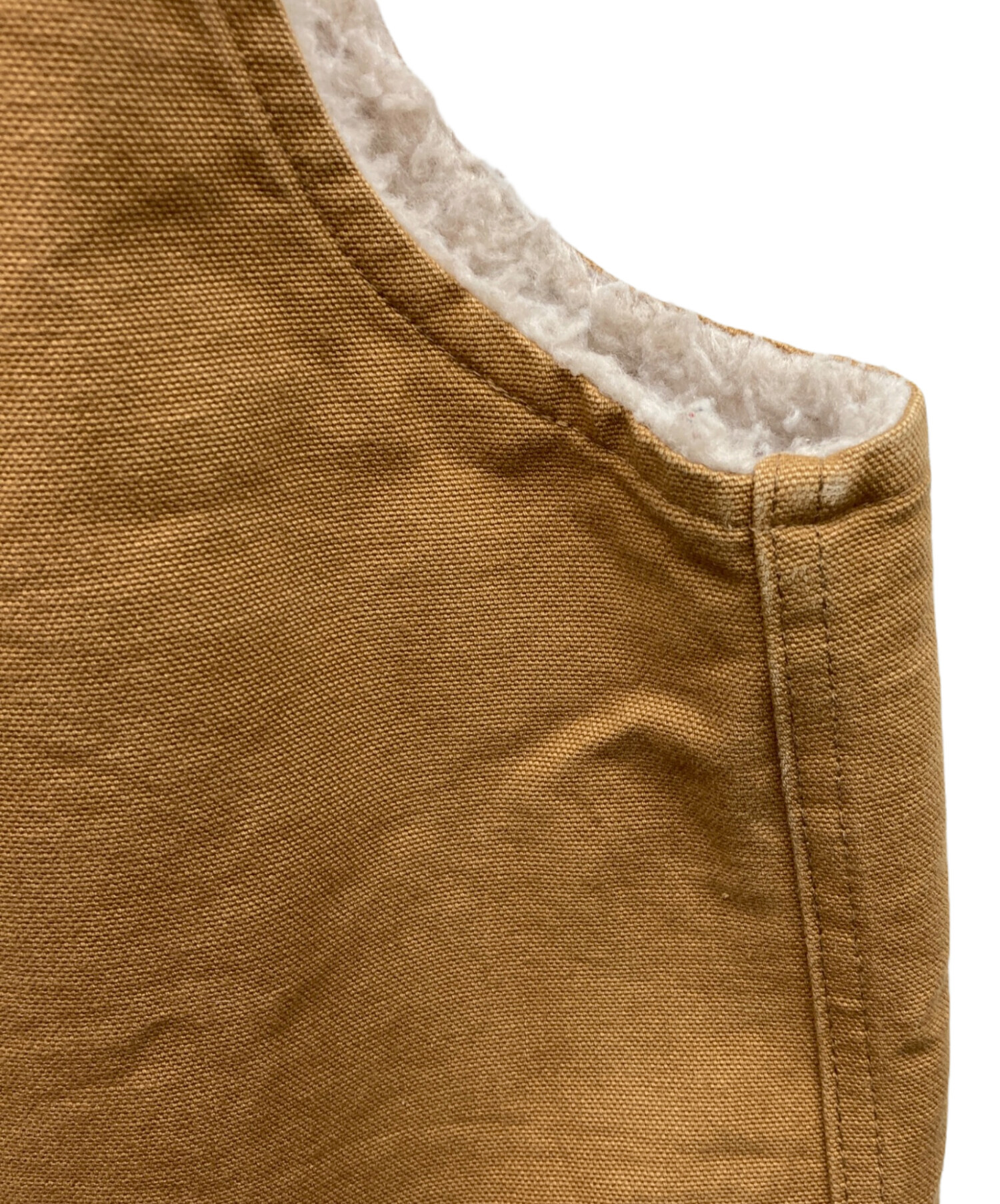 中古・古着通販】CarHartt (カーハート) ダック地ベスト ブラウン 