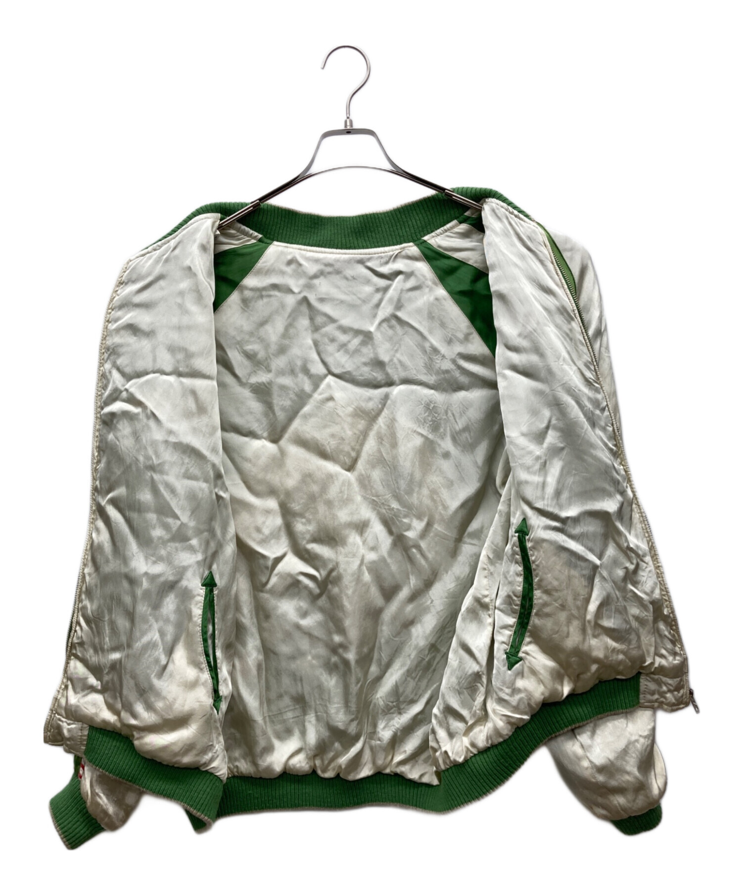 中古・古着通販】CROPPED HEADS (クロップドヘッズ) スカジャン 中古・古着通販】CROPPED HEADS (クロップドヘッズ) スカジャン