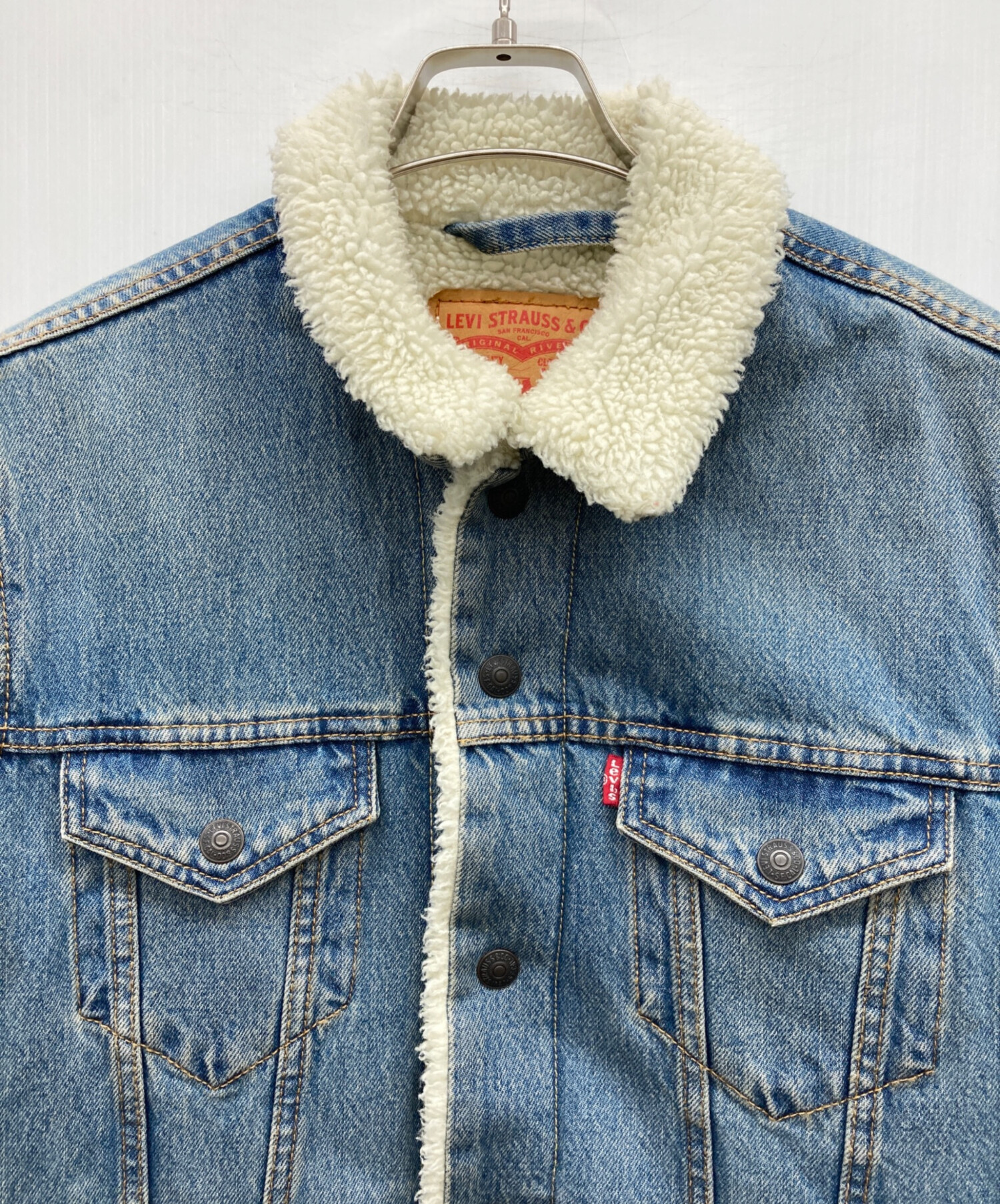 中古・古着通販】LEVI'S (リーバイス) 裏ボアデニムジャケット