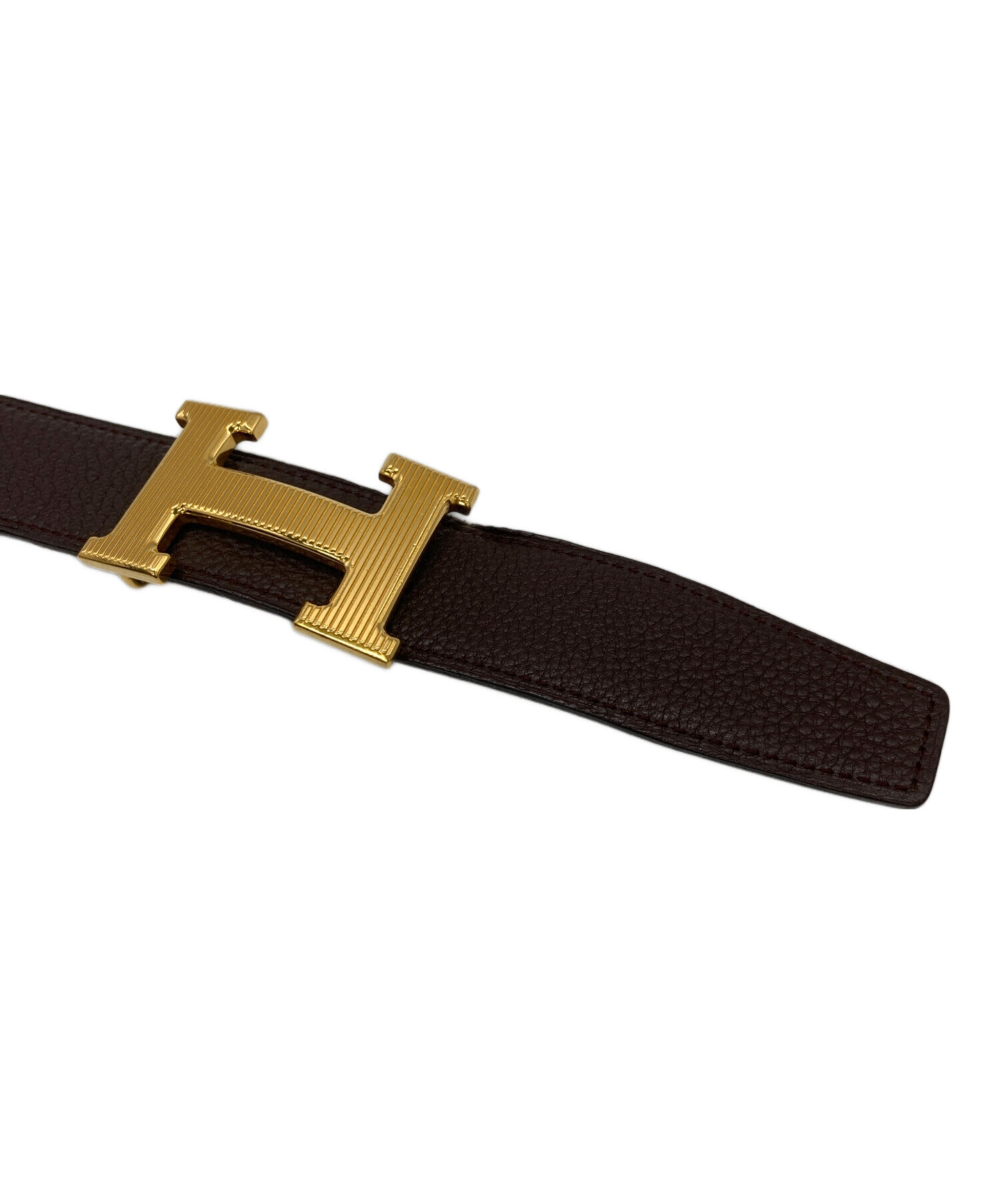 エルメス　バックル　ベルト　中古 中古・古着通販】HERMES (エルメス) Hロゴバックルベルト コンスタンス