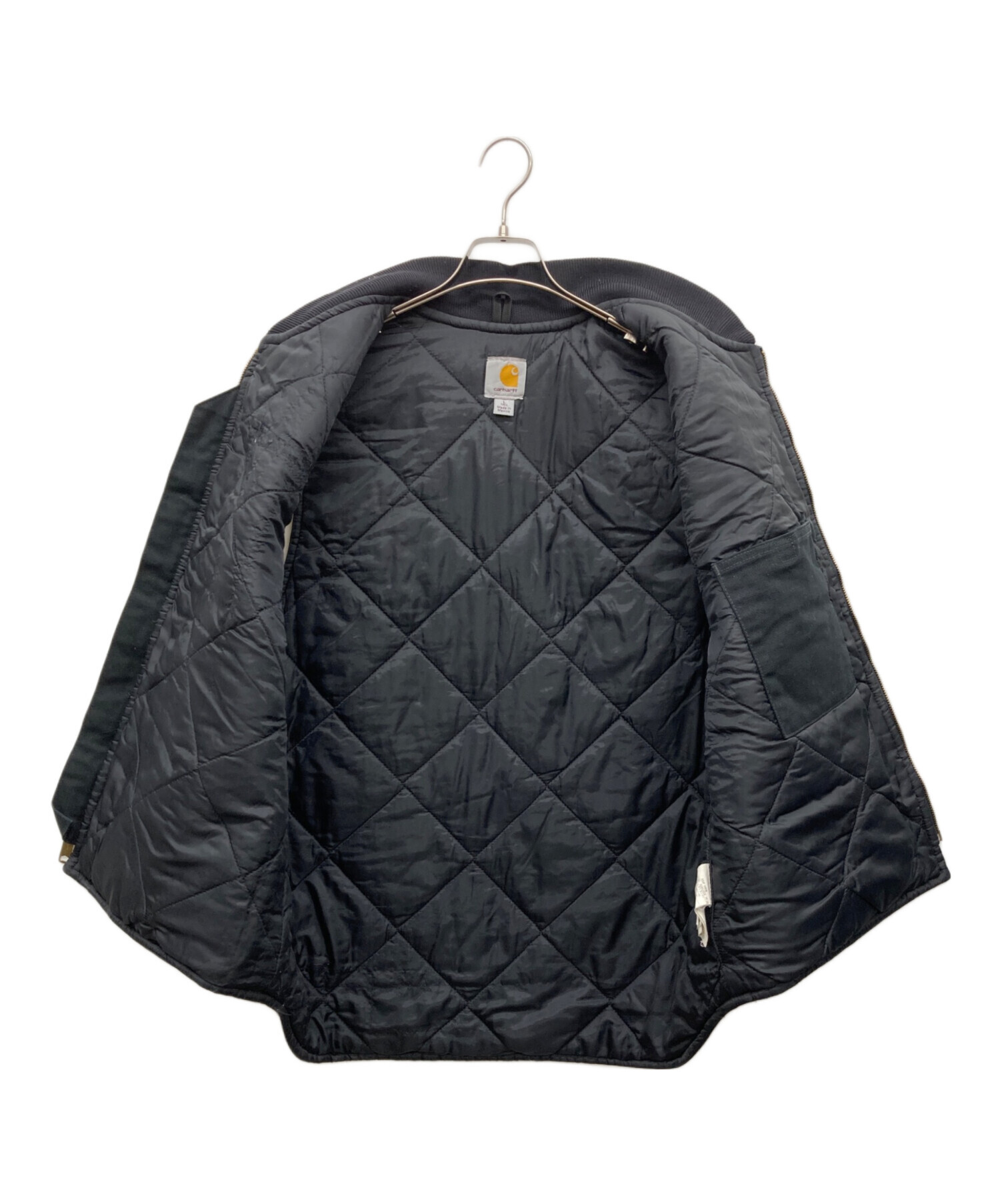 中古・古着通販】CarHartt (カーハート) ダック地中綿ベスト ブラック