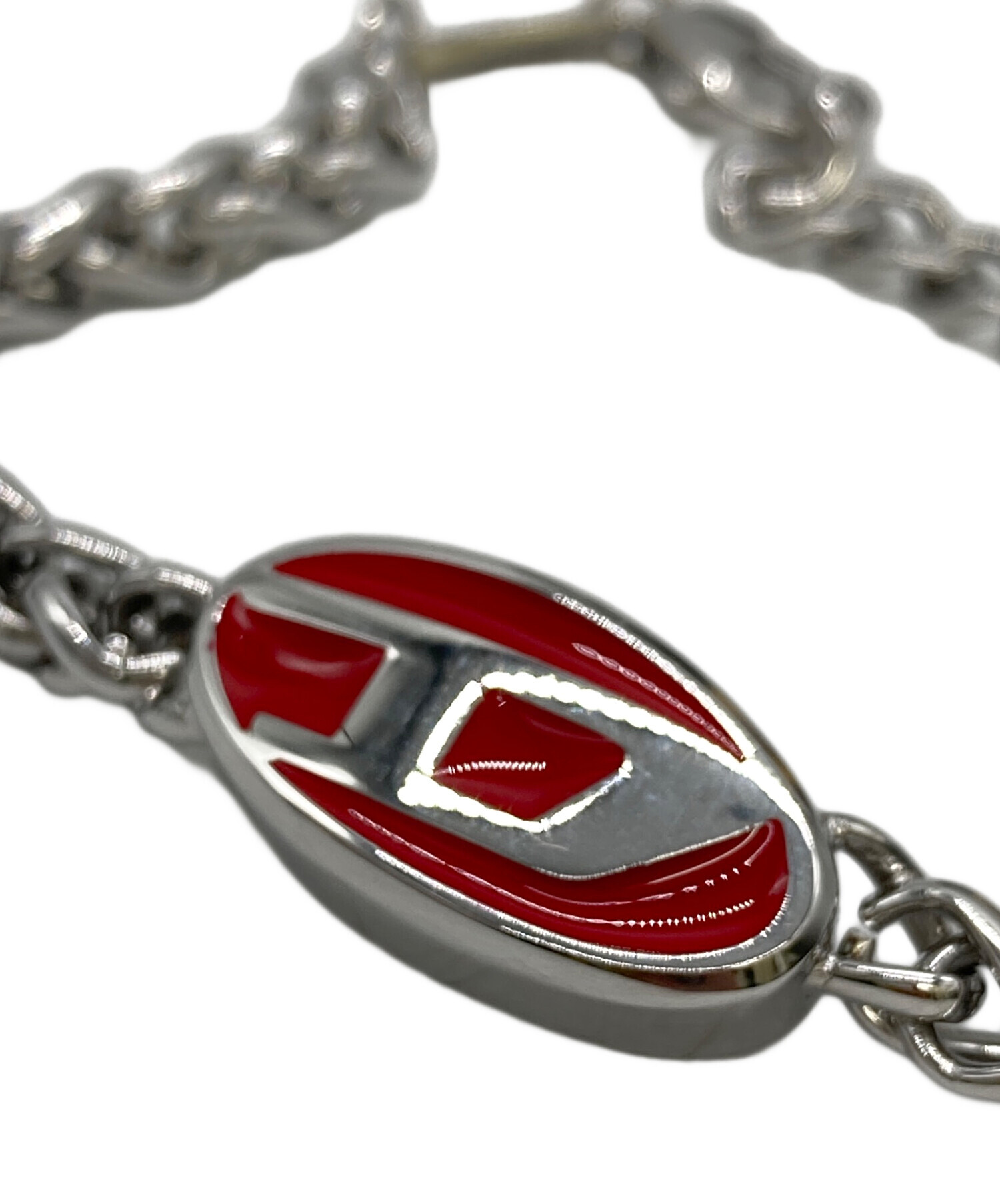 中古・古着通販】DIESEL (ディーゼル) Dロゴブレスレット シルバー