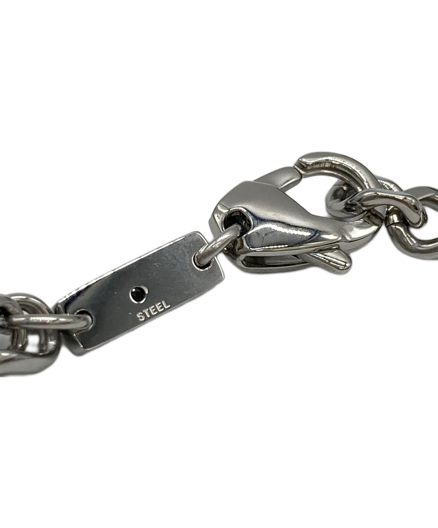 中古・古着通販】DIESEL (ディーゼル) Dロゴブレスレット シルバー
