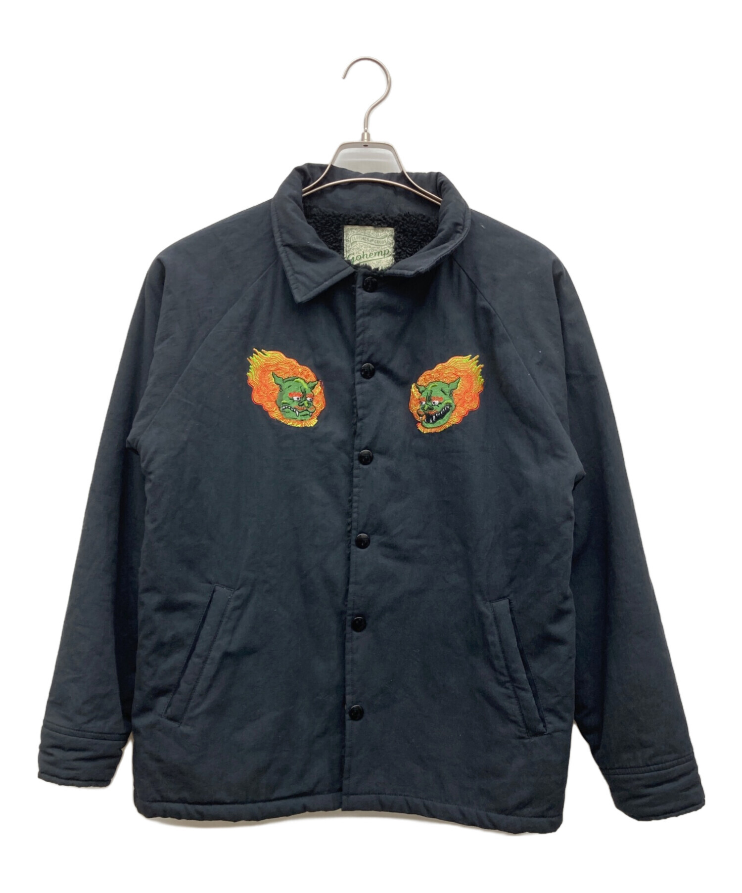 中古・古着通販】GO HEMP (ゴーヘンプ) 裏ボアジャケット ブラック