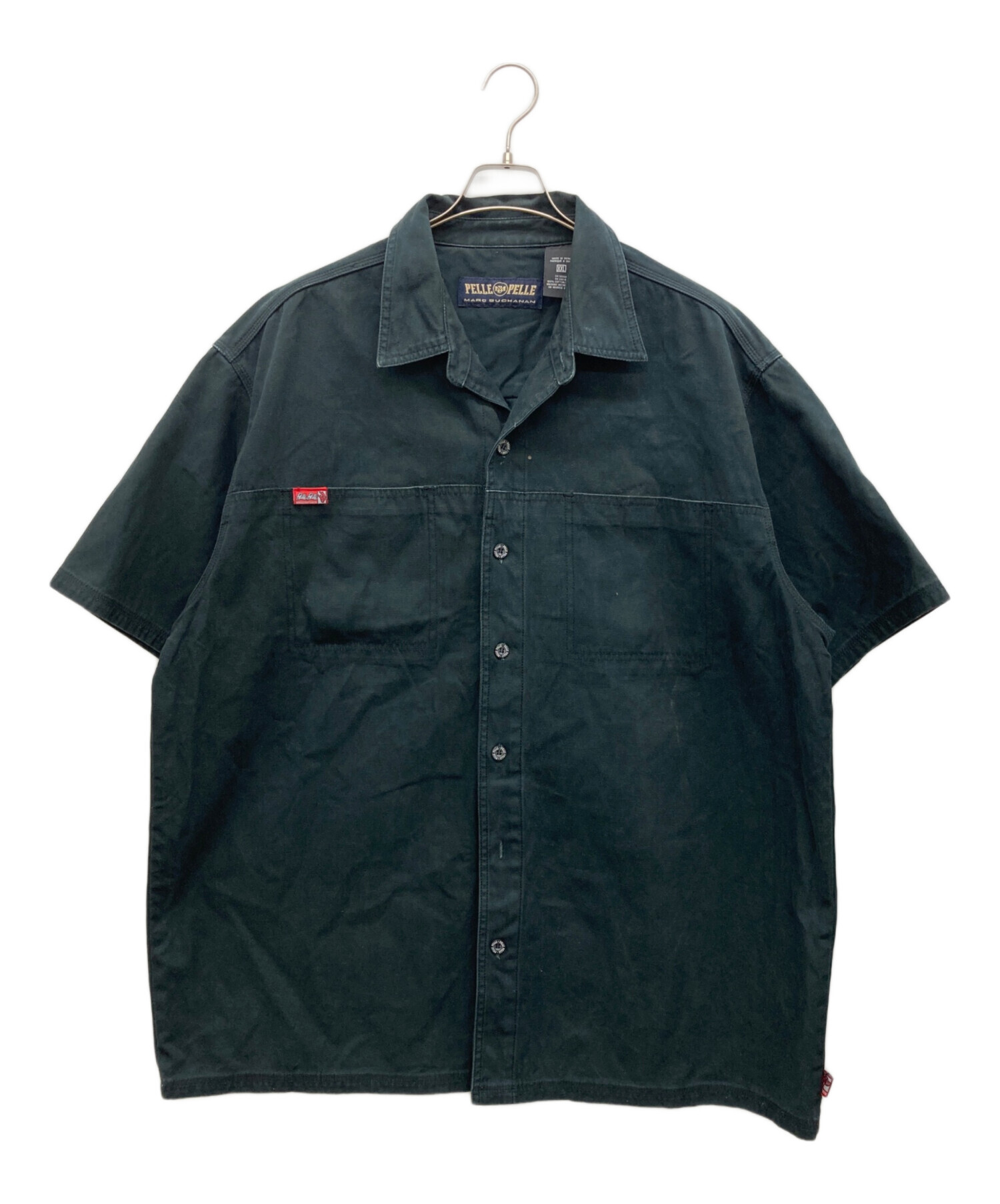 中古・古着通販pellepelle PellePelle ペレペレ 襟付き 半袖 ジップ 