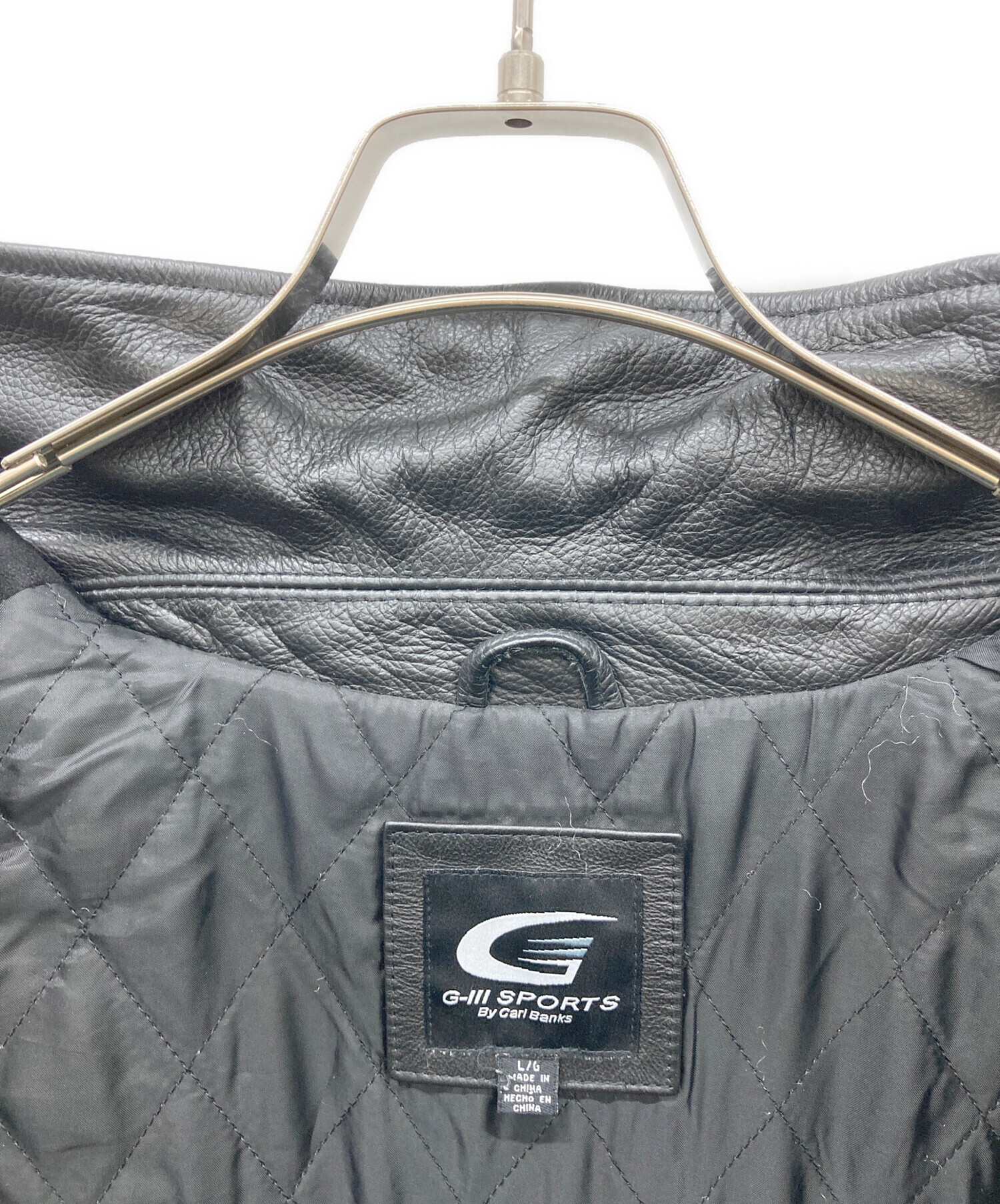 中古・古着通販】G-Ⅲ SPORTS (ジースリースポーツ) レザー切替 