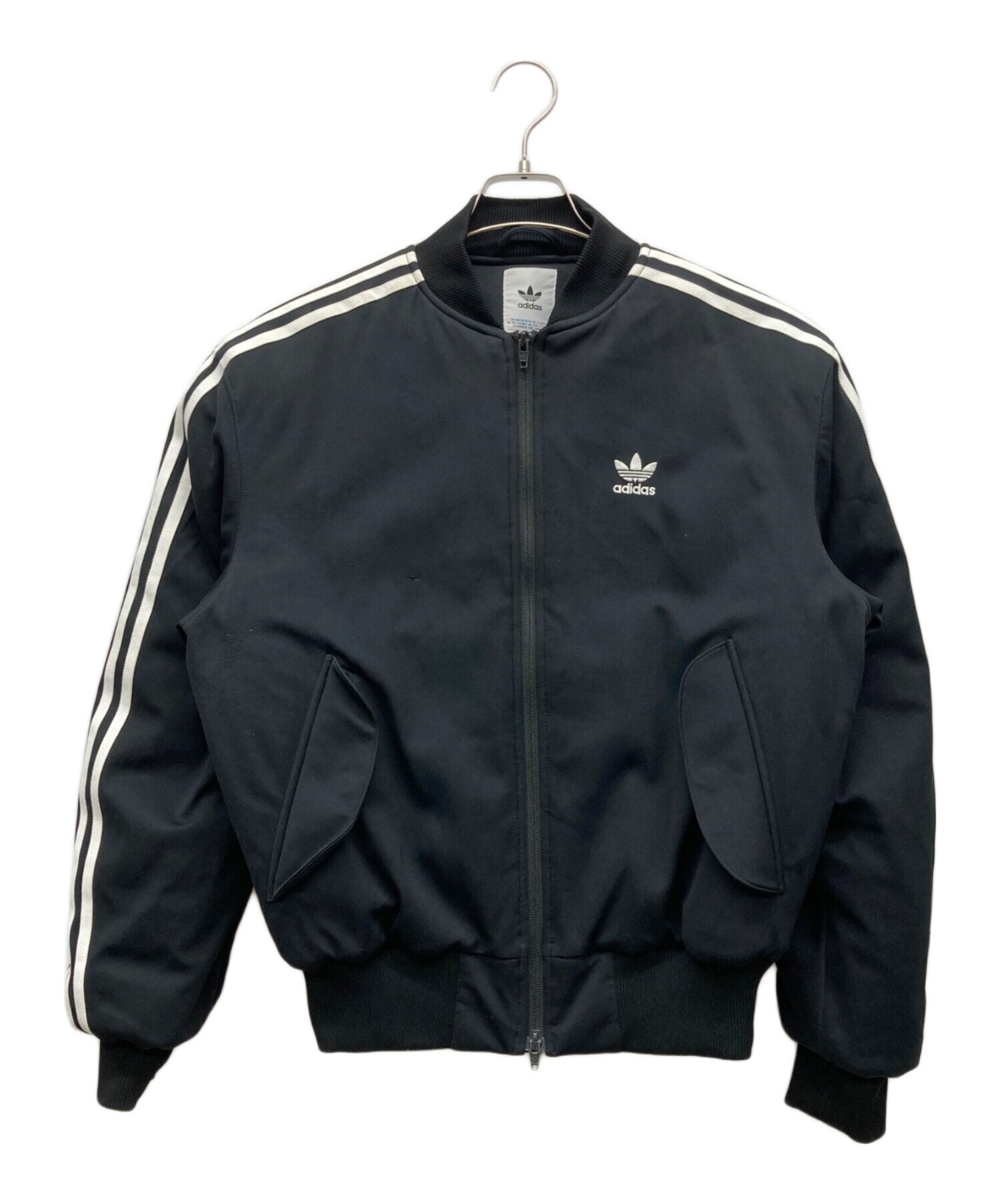 OLDPARK アディダス MA-1ジャケット ブラック L 中古・古着通販】adidas (アディダス) PADDED MA1 JACKET ブラック