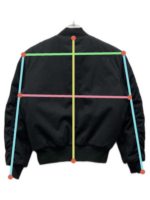 中古・古着通販】adidas (アディダス) PADDED MA1 JACKET ブラック