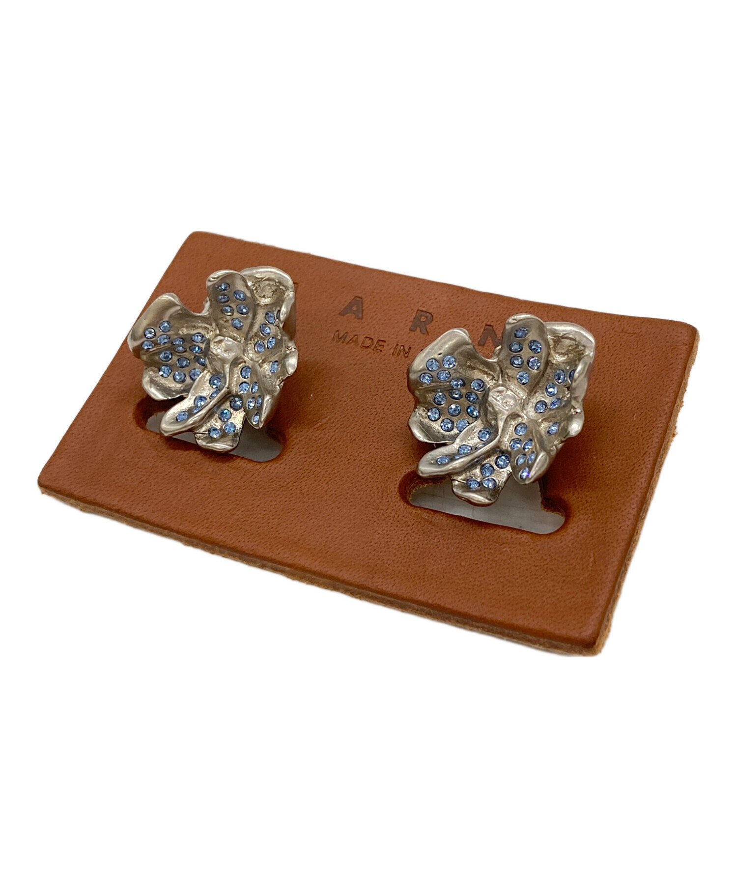 中古・古着通販】MARNI (マルニ) フラワークリスタルピアス｜ブランド