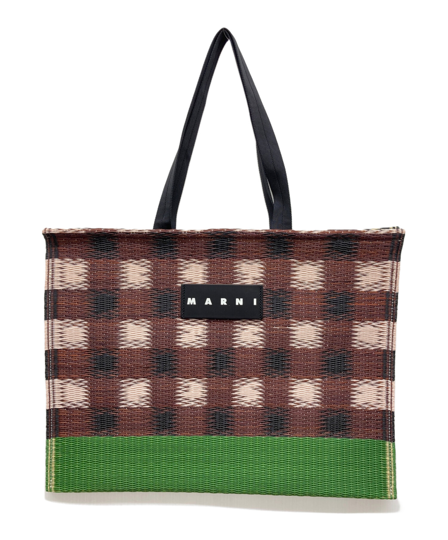 中古・古着通販】MARNI (マルニ) タタミトートバッグ ブラウン 