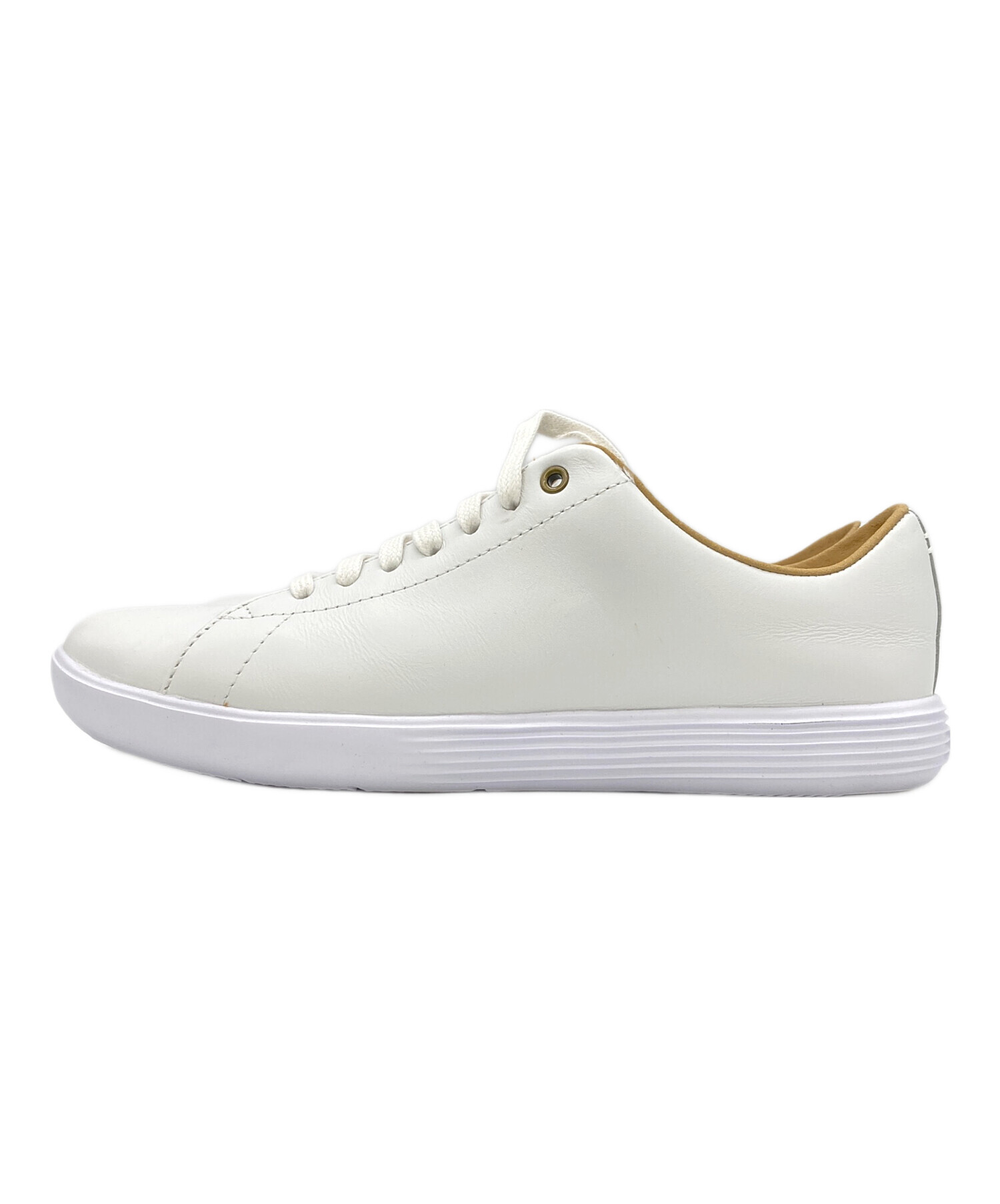 COLE HAAN スニーカー ホワイト　7 美品 中古・古着通販】COLE HAAN (コールハーン) グランドクロスコート