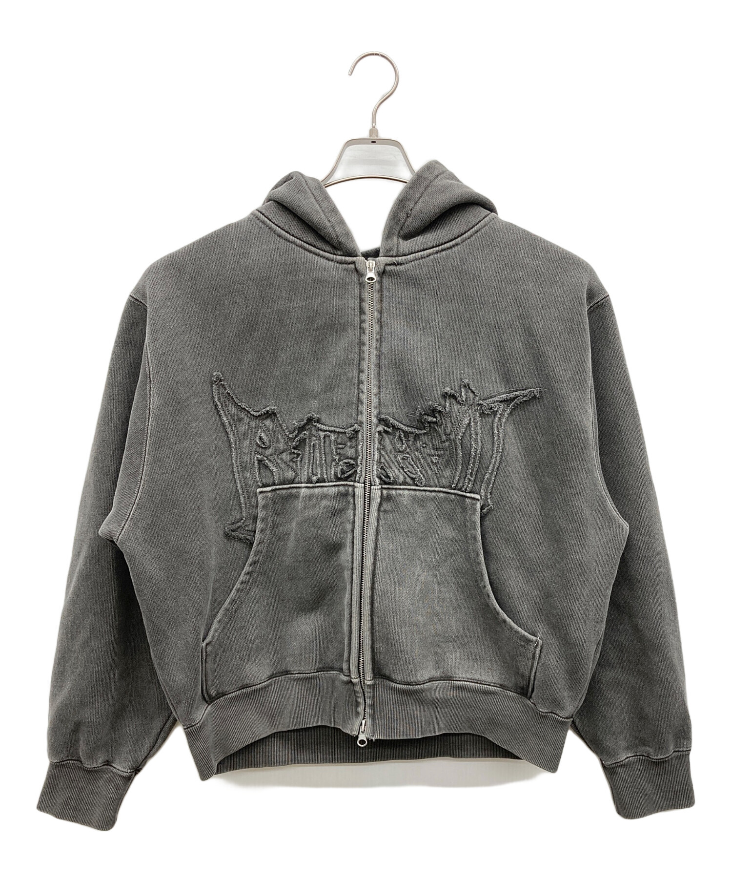 中古・古着通販】BLESS U (ブレスユー) ダブルジップパーカー グレー