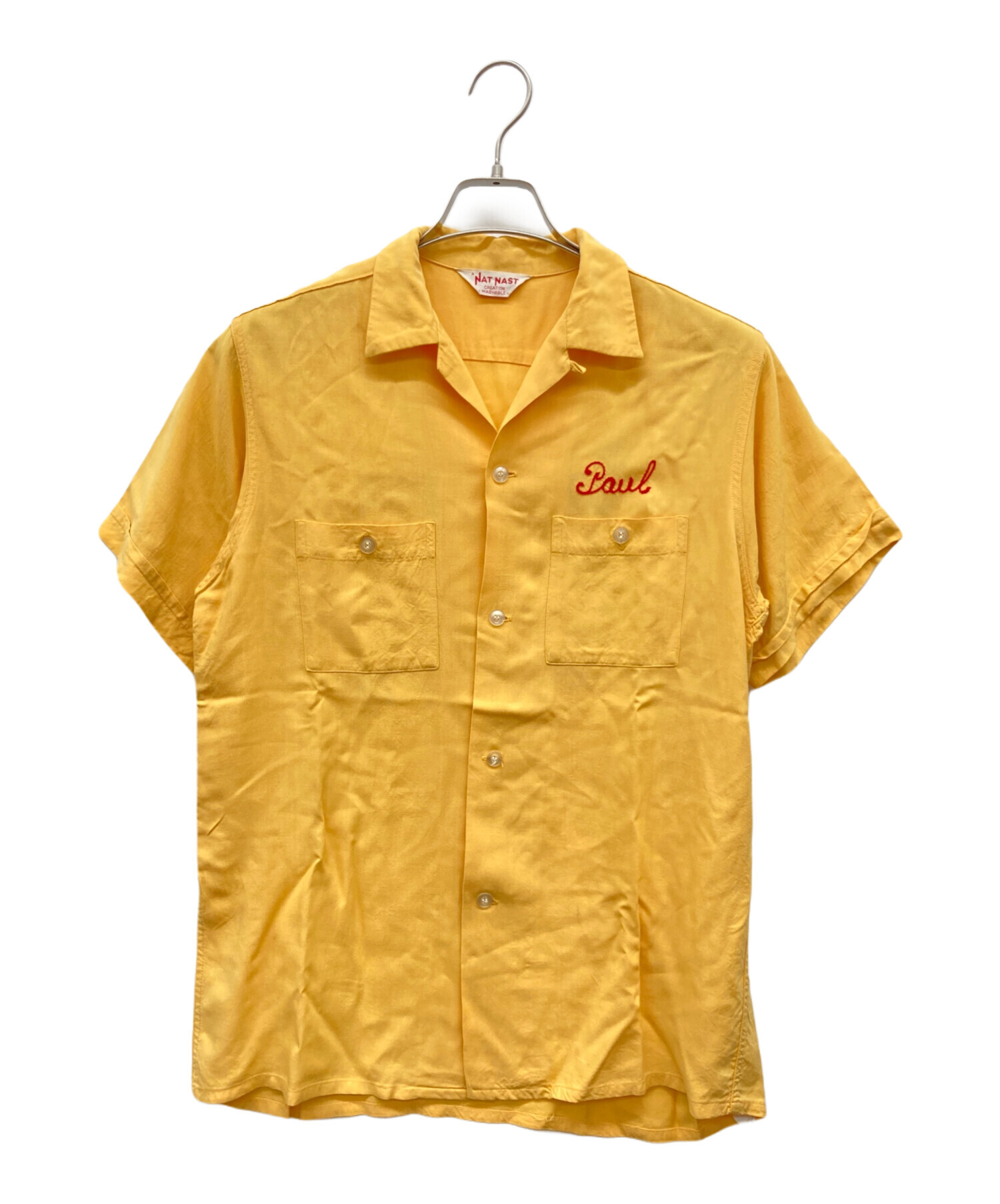 NAT 60s NATNAST vintage ボーリングシャツ USA製 レーヨン NAST