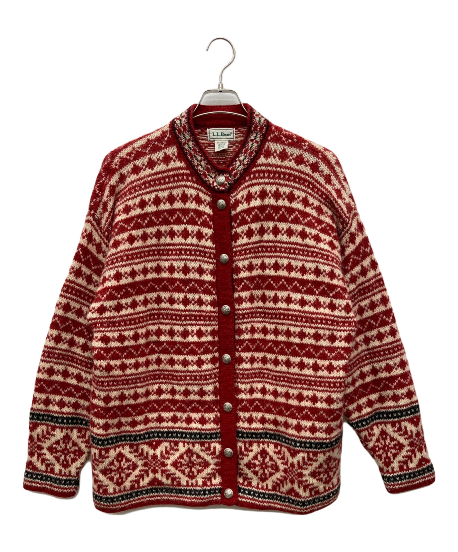 中古・古着通販】L.L.Bean (エルエルビーン) ノルディックカーディガン 