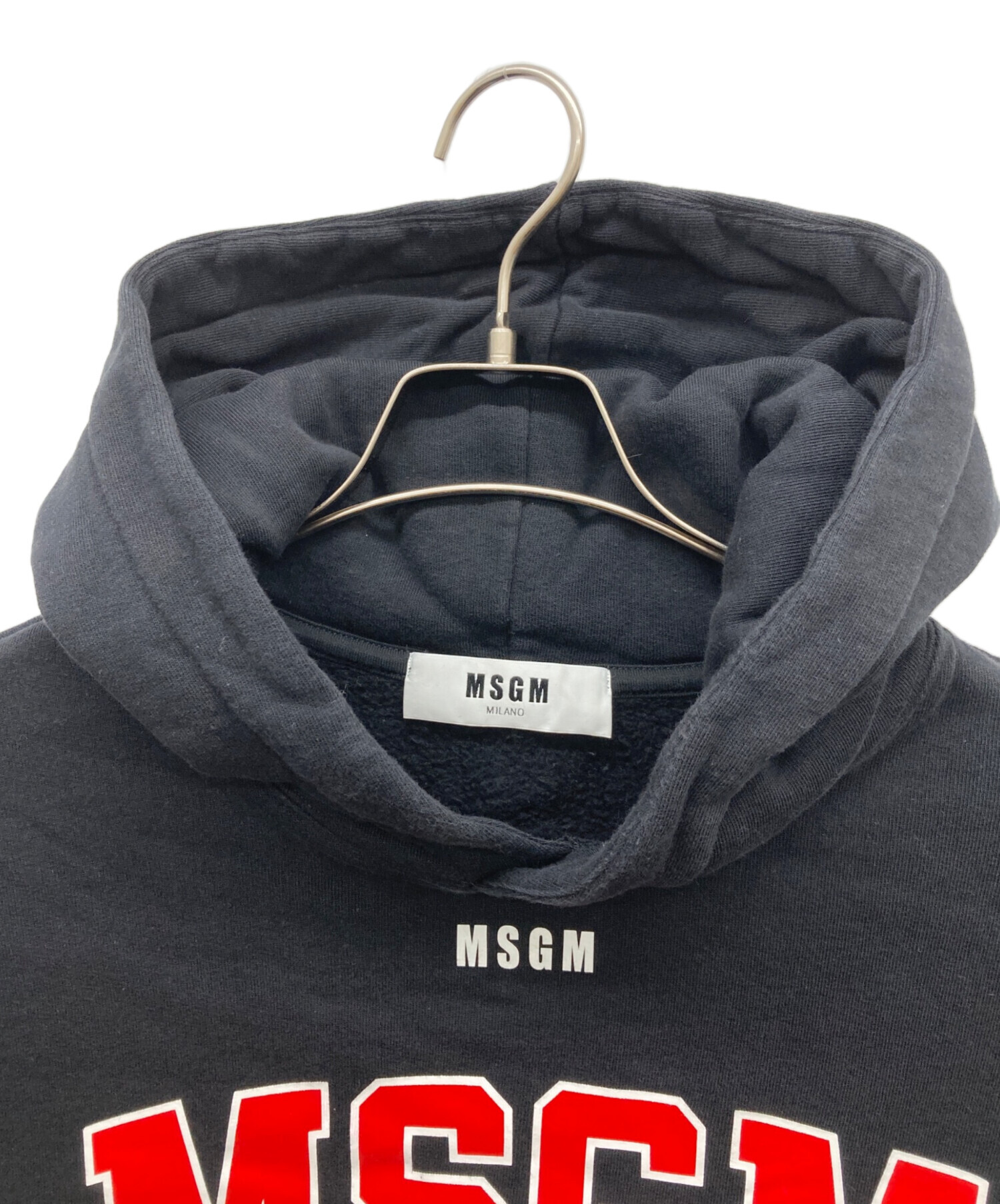 中古・古着通販】MSGM (エムエスジーエム) ロゴプリントパーカー 