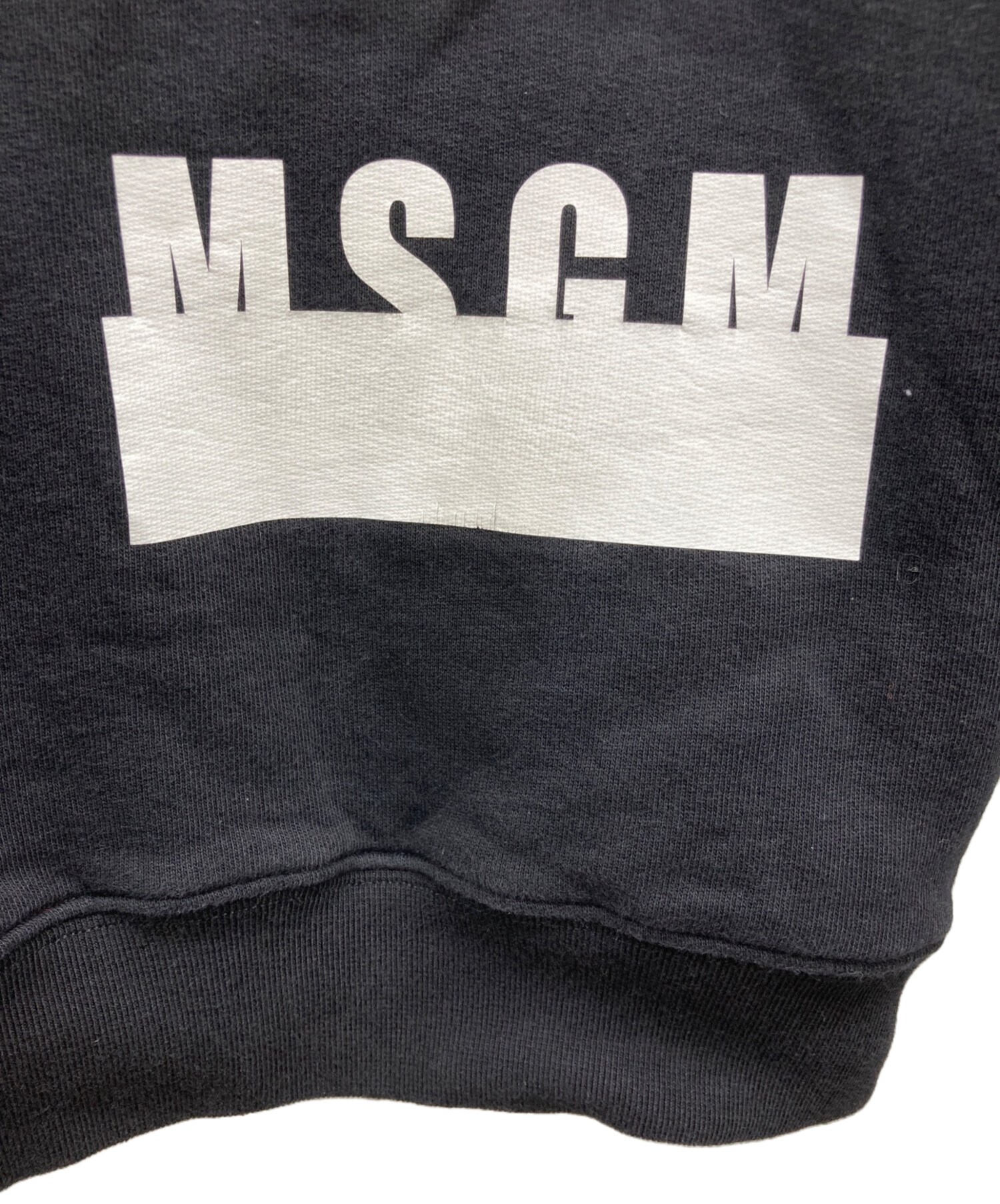中古・古着通販】MSGM (エムエスジーエム) ロゴプリントパーカー 