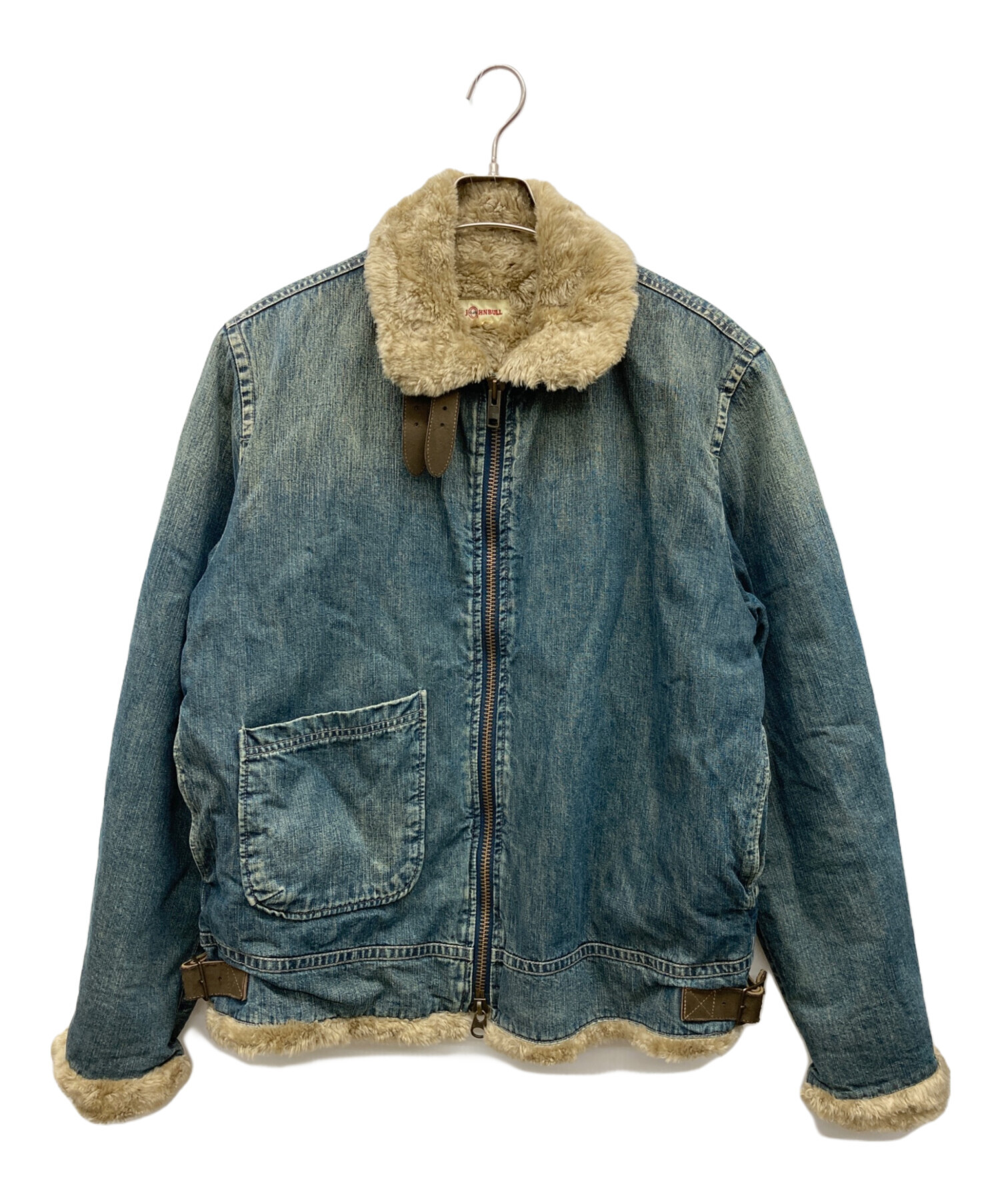 新品 JOHNBULL ジョンブル　裏ボアジャケット デニムジャケット FREE 中古・古着通販】Johnbull (ジョンブル) B－3タイプデニムジャケット