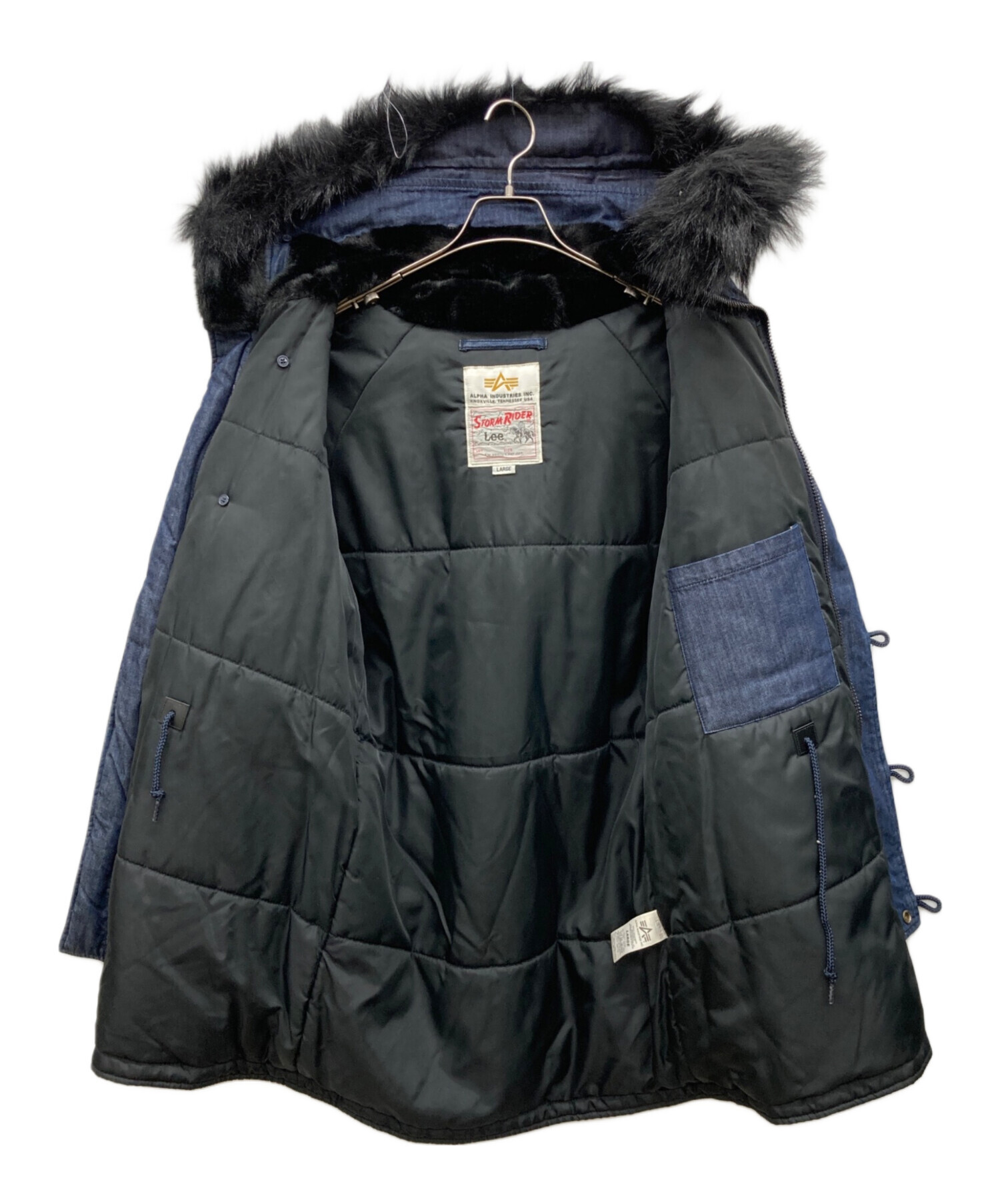 【中古】 あぶさん（プライド） 中古・古着通販】ALPHA (アルファ) LEE (リー) N-3B デニムフライト