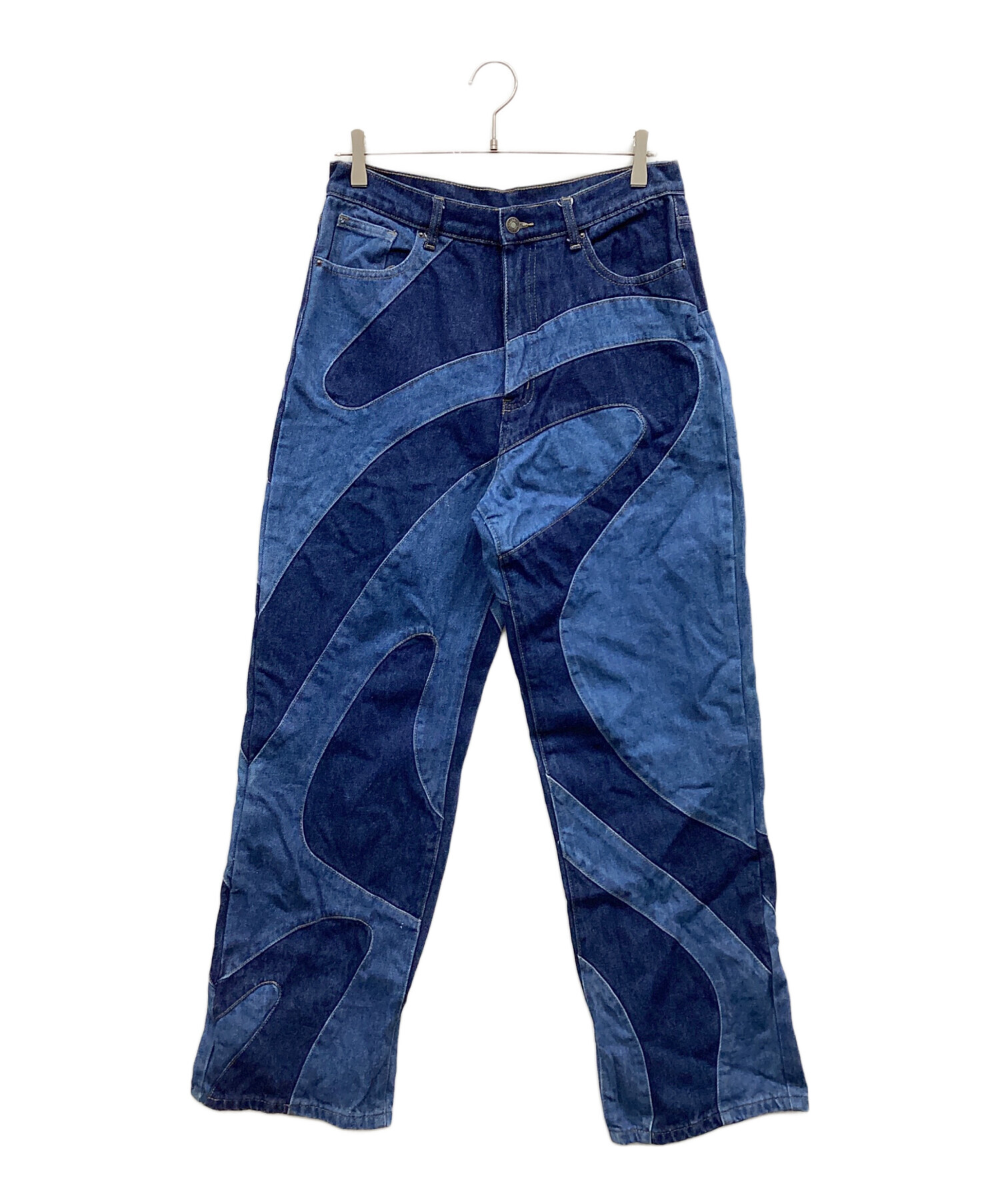 Jaded London ヴィンテージブルー デニムパンツ 中古・古着通販】Jaded London (ジェイデッドロンドン) デザインデニム
