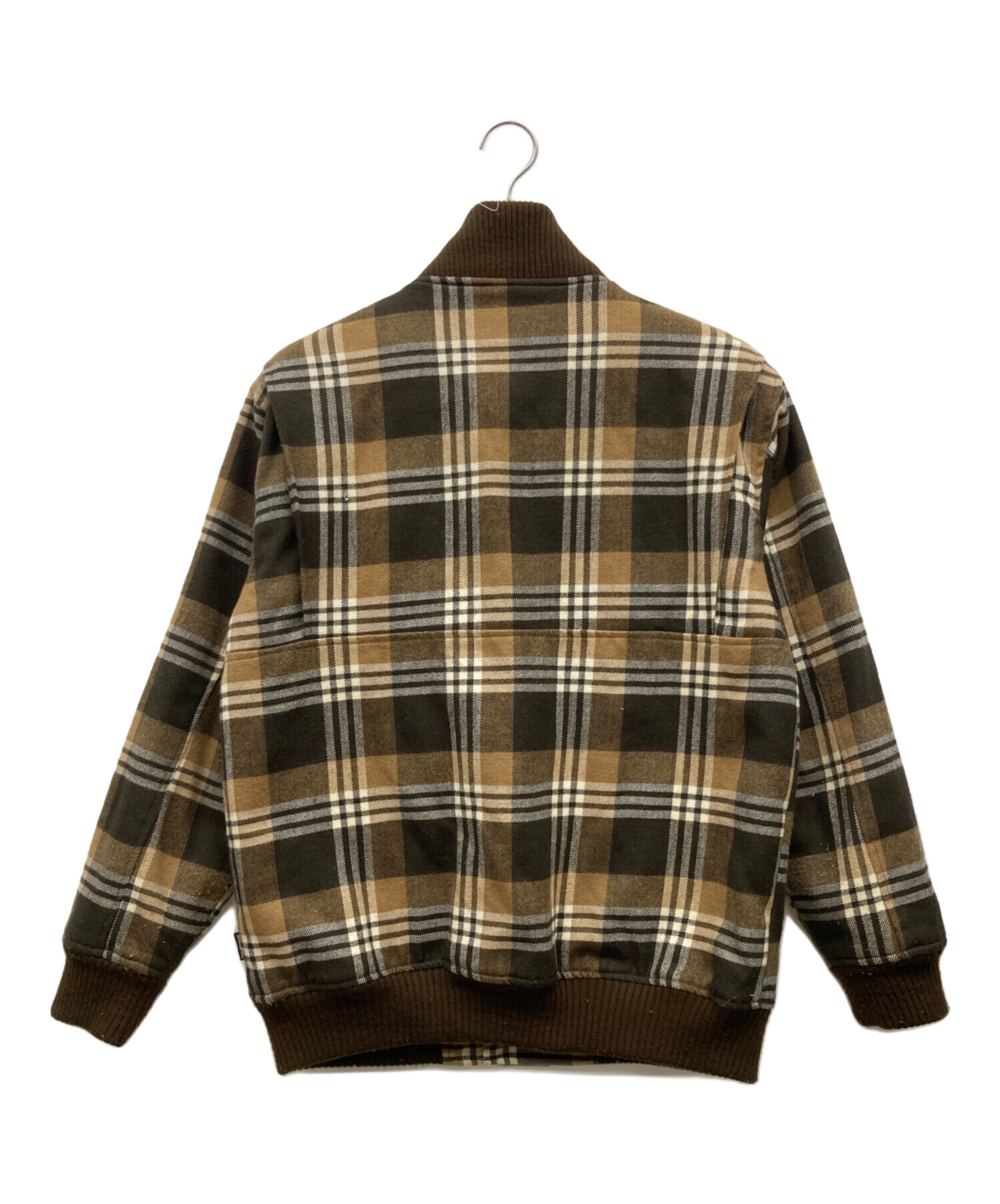 90s.Woolrich チェック柄 ジャンパー Woolrich ウールリッチ 90s ジップアップジャケット チェック柄 XL
